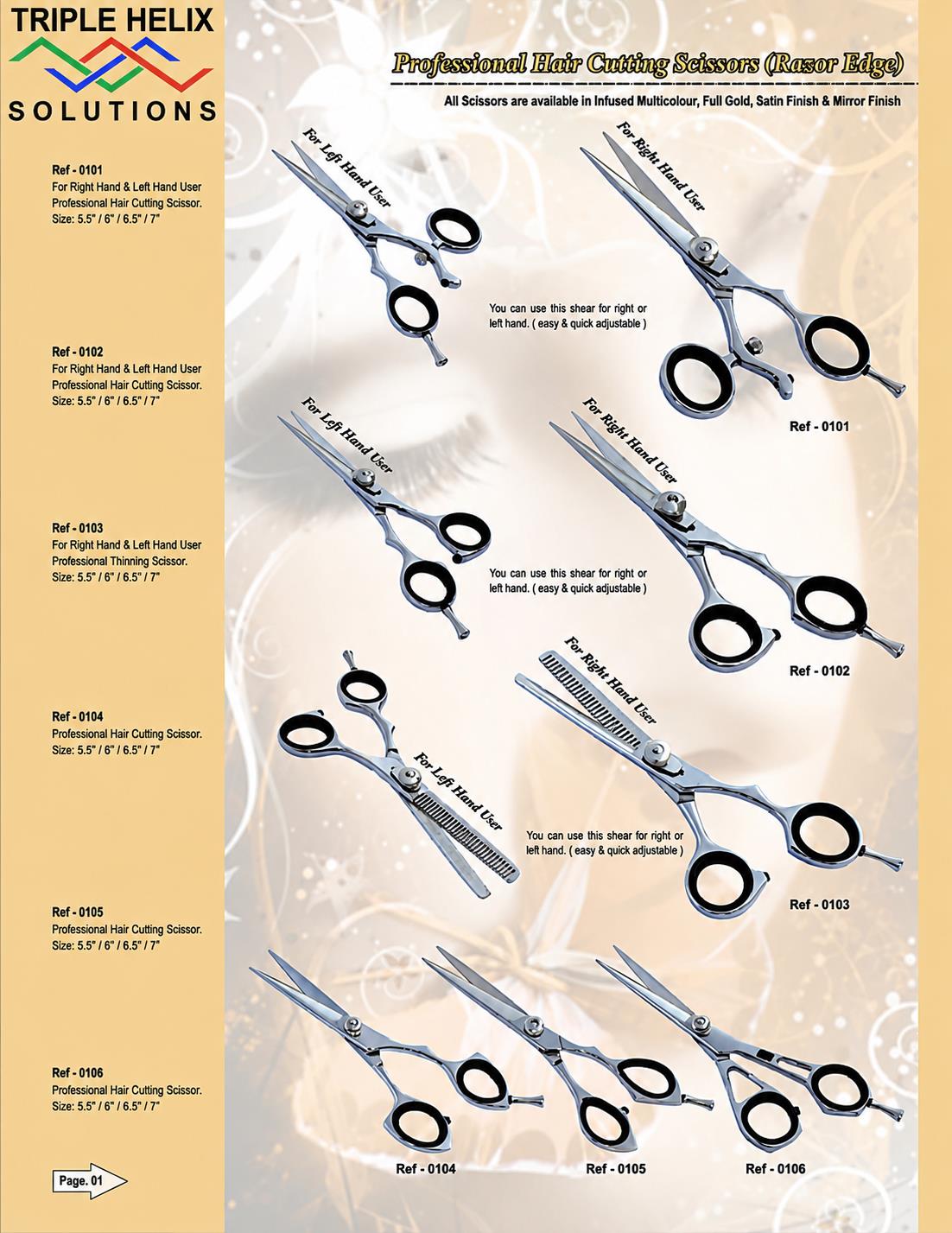 Professional Hair Cutting Scissors