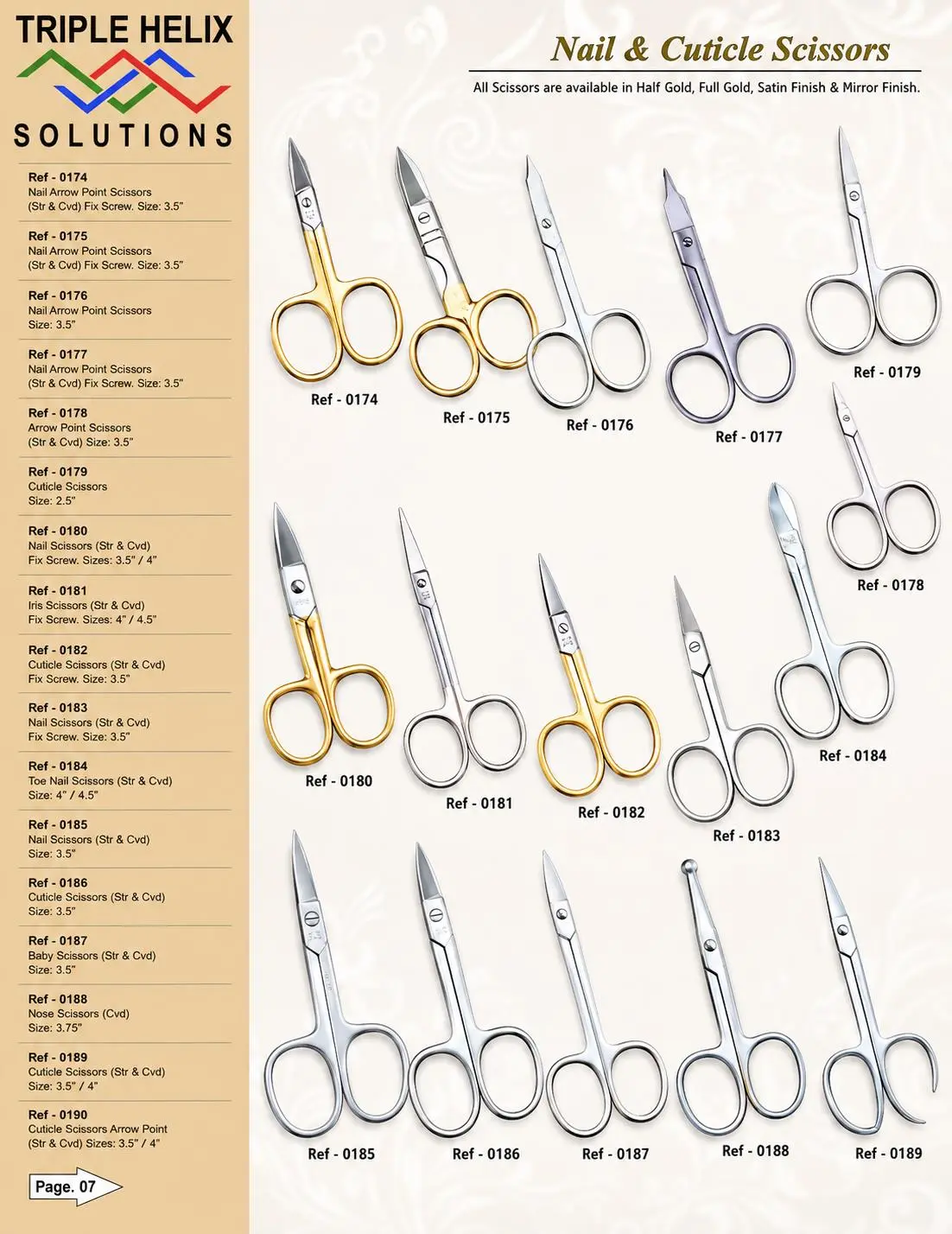 Nail & Cuticle Scissors