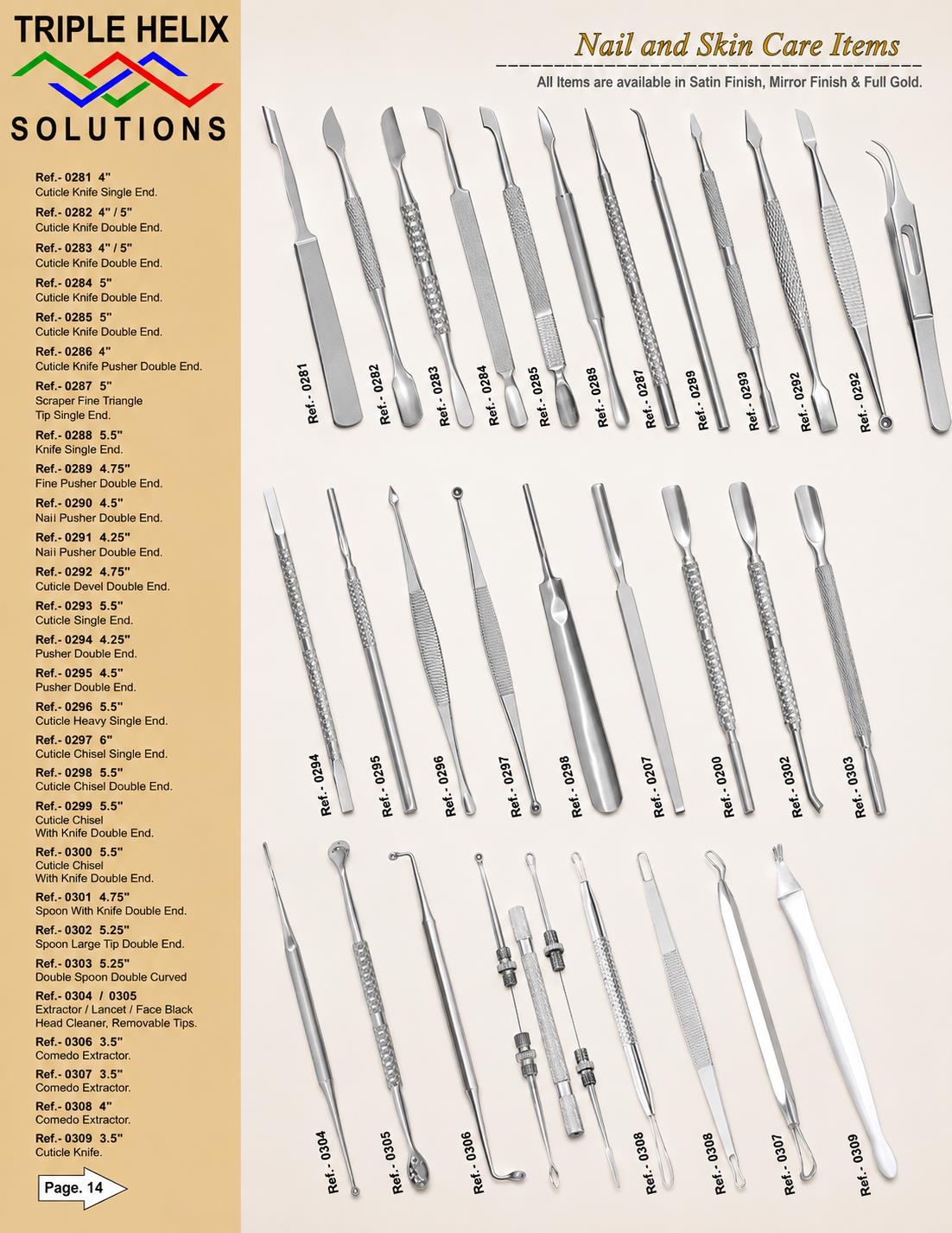 Nail and Skin Care Items — beauty catalogue page 14