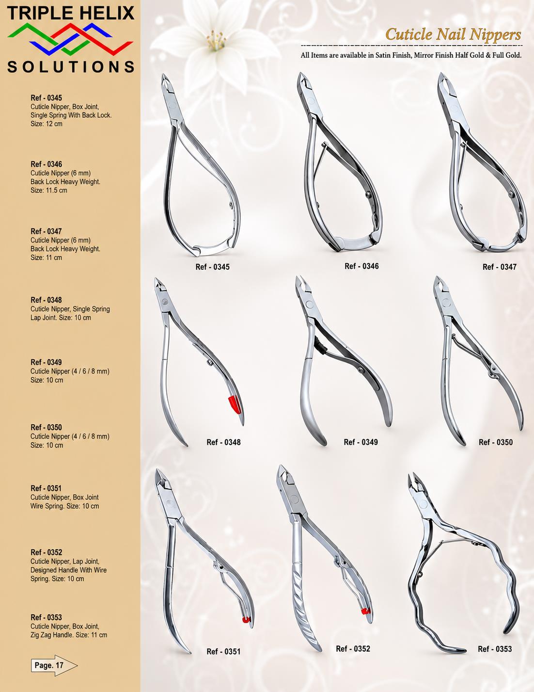 ABS Cuticle Nail Nippers — beauty catalogue page 17