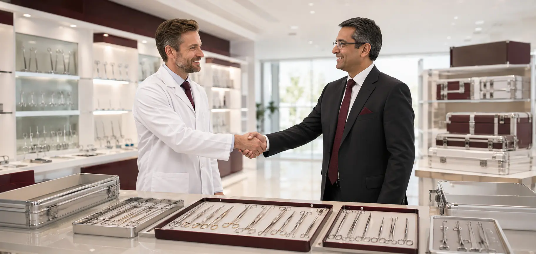 Medical instrument manufacturer and distributor beginning a long-term supply partnership