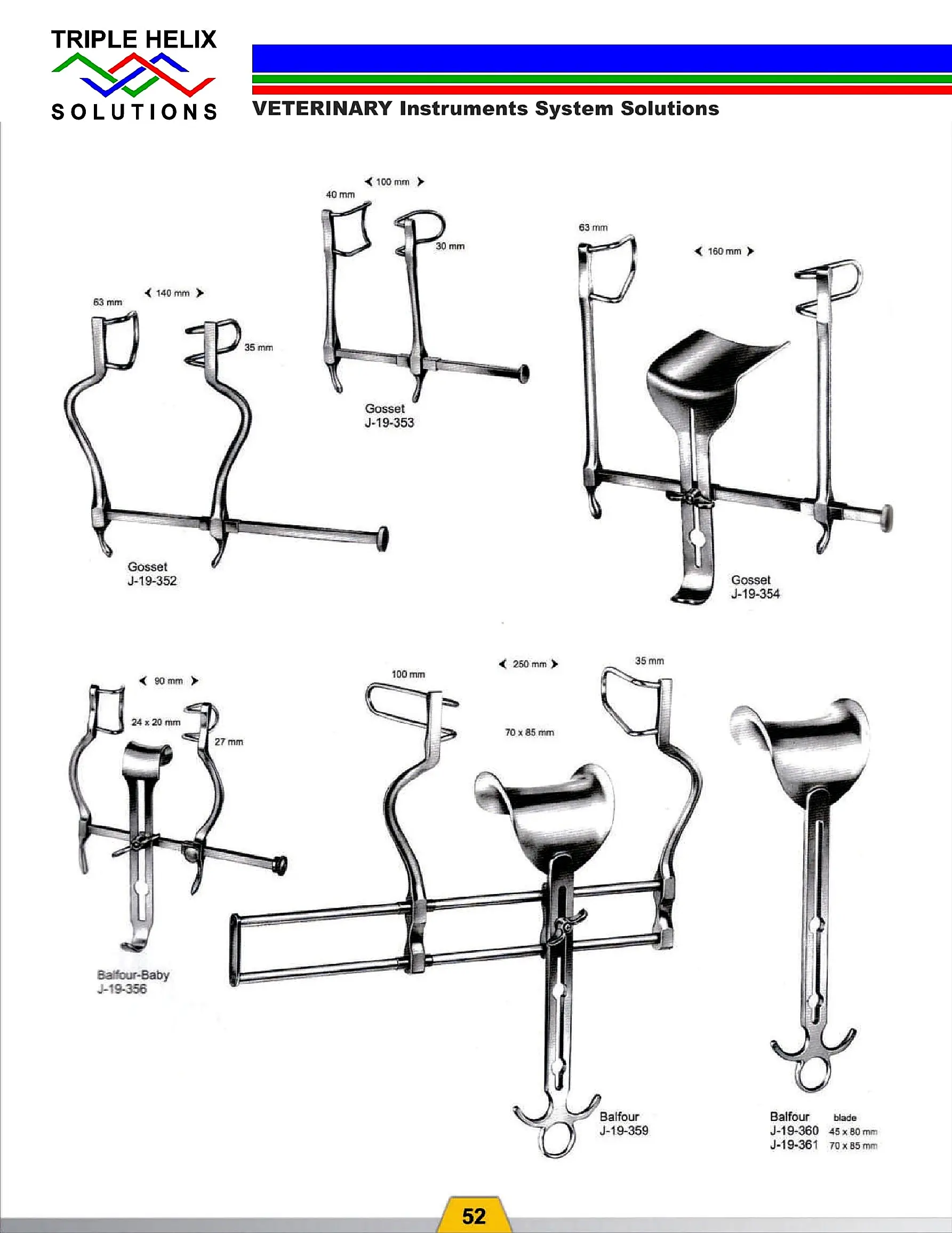 Gosset and Balfour Retractors