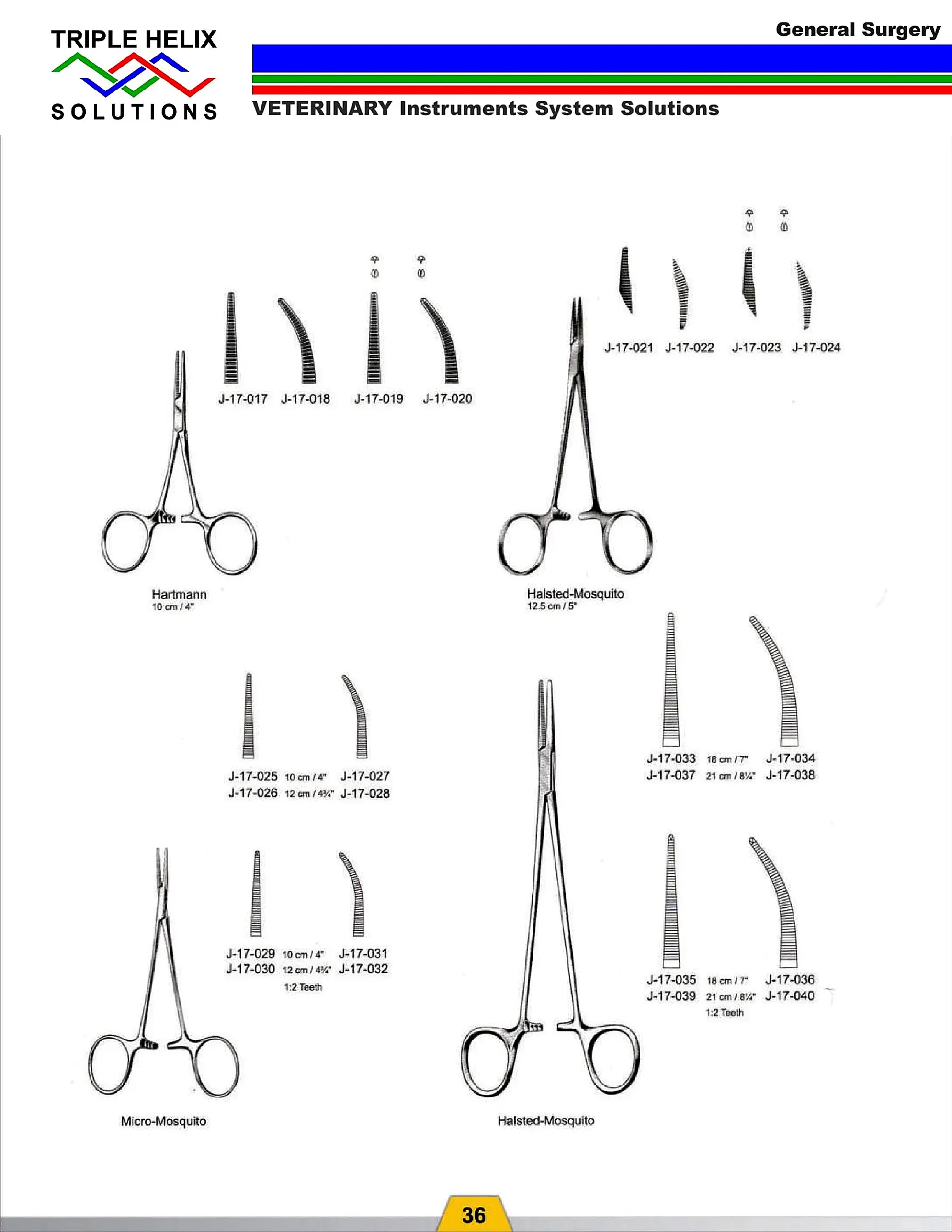 Micro-Mosquito and Halsted-Mosquito Forceps