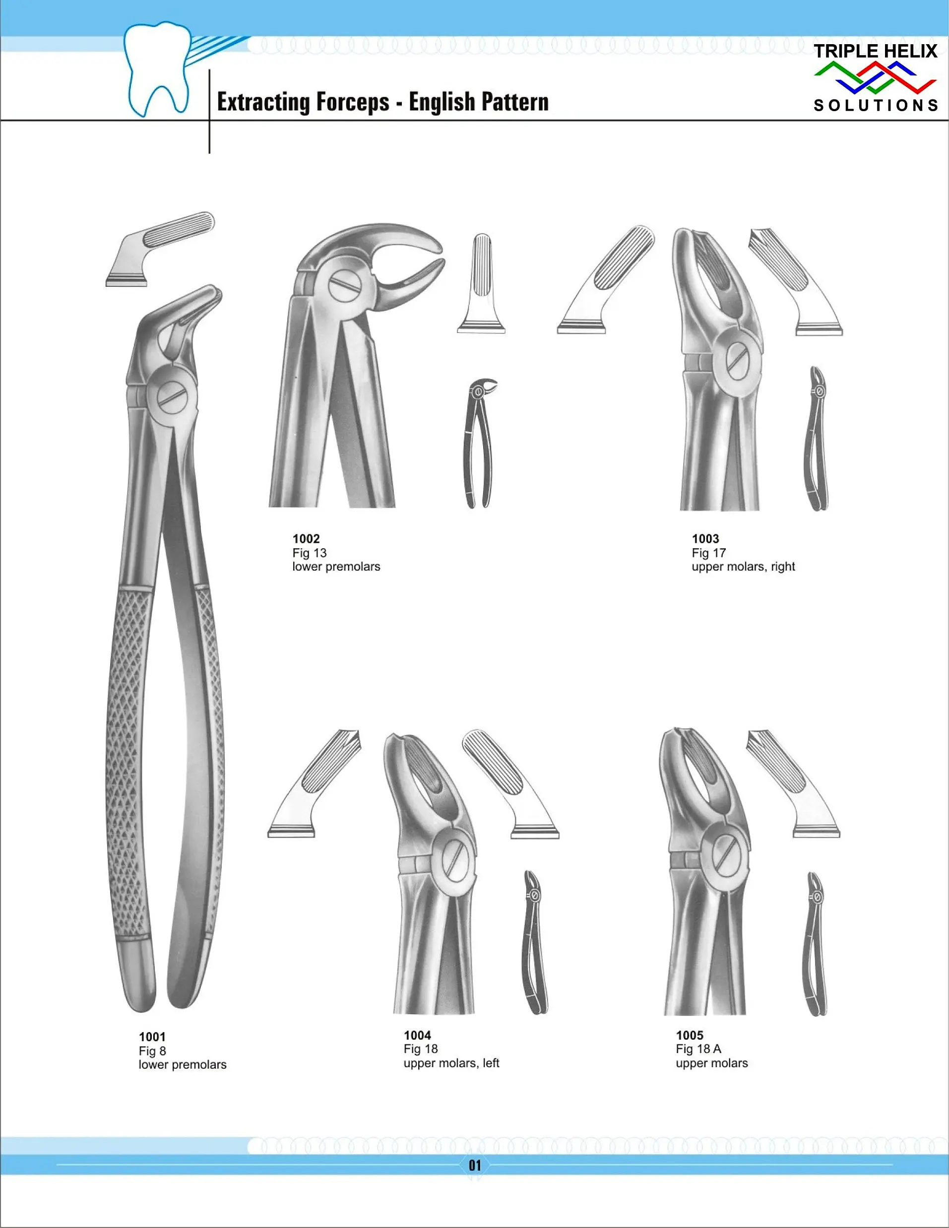 Extraction Forceps — English Pattern — page 1
