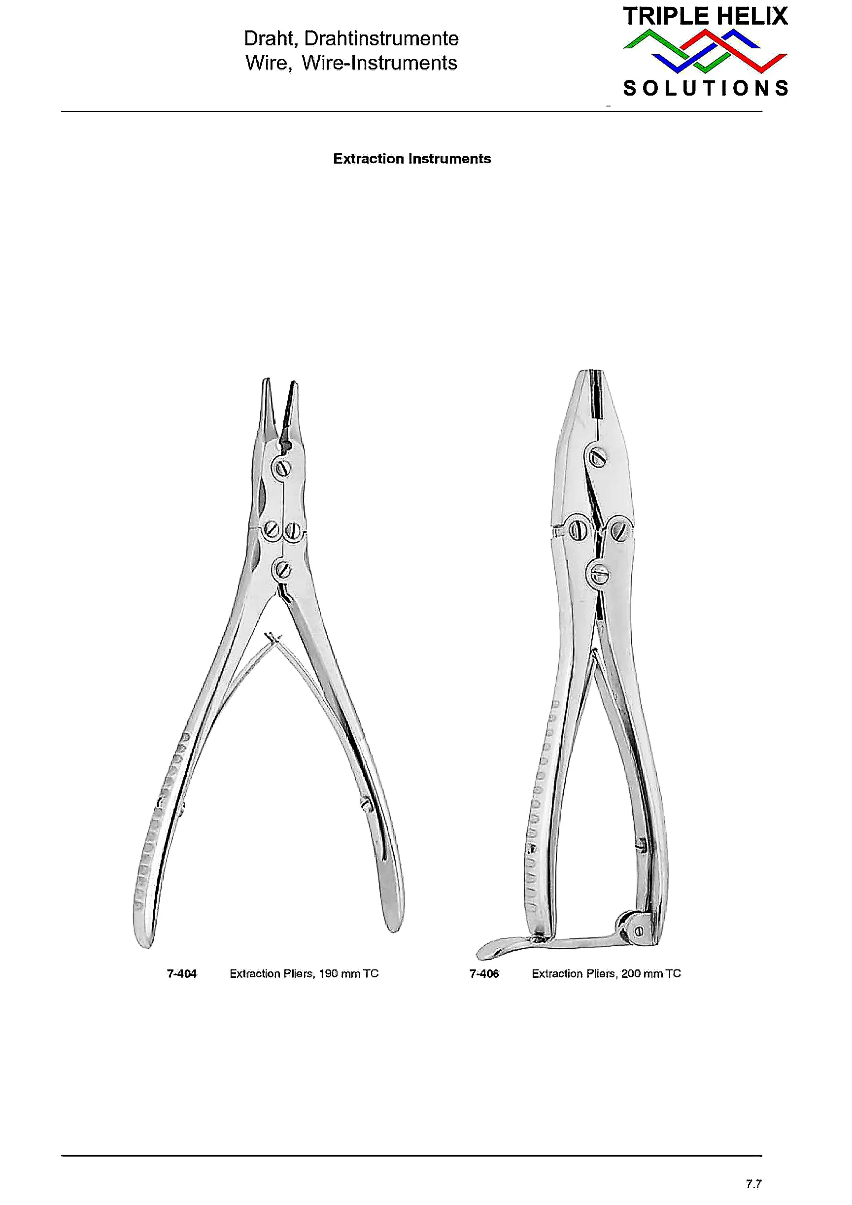 Extraction Instruments