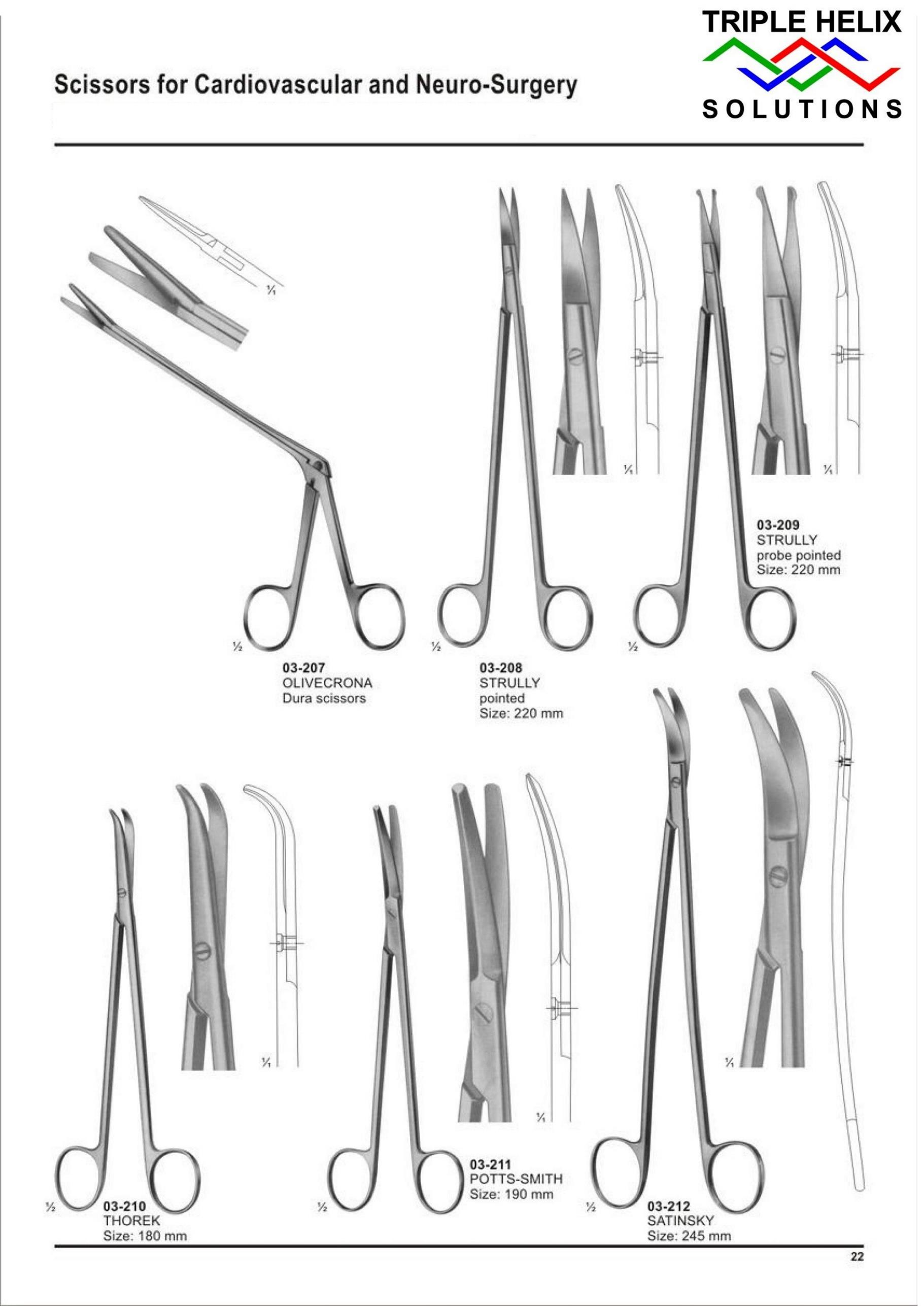 Scissors for Cardiovascular and Neuro-Surgery — page 22
