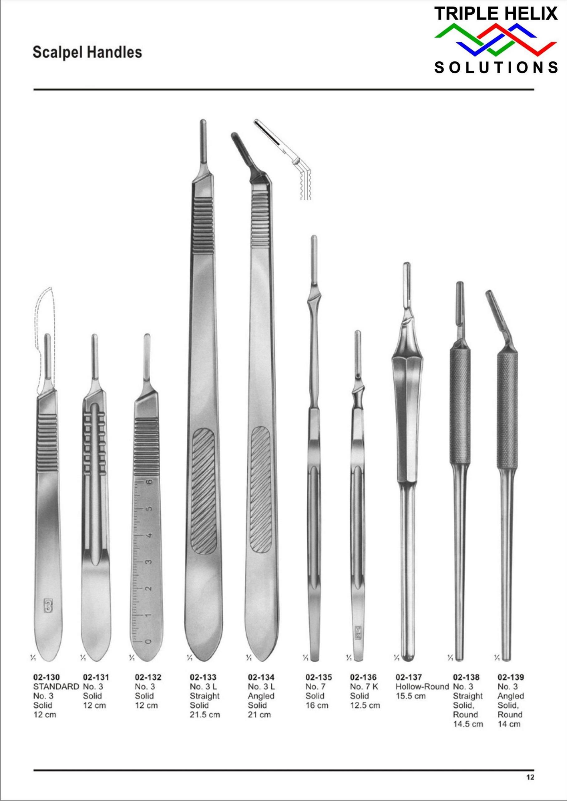 Scalpel Handles — page 12