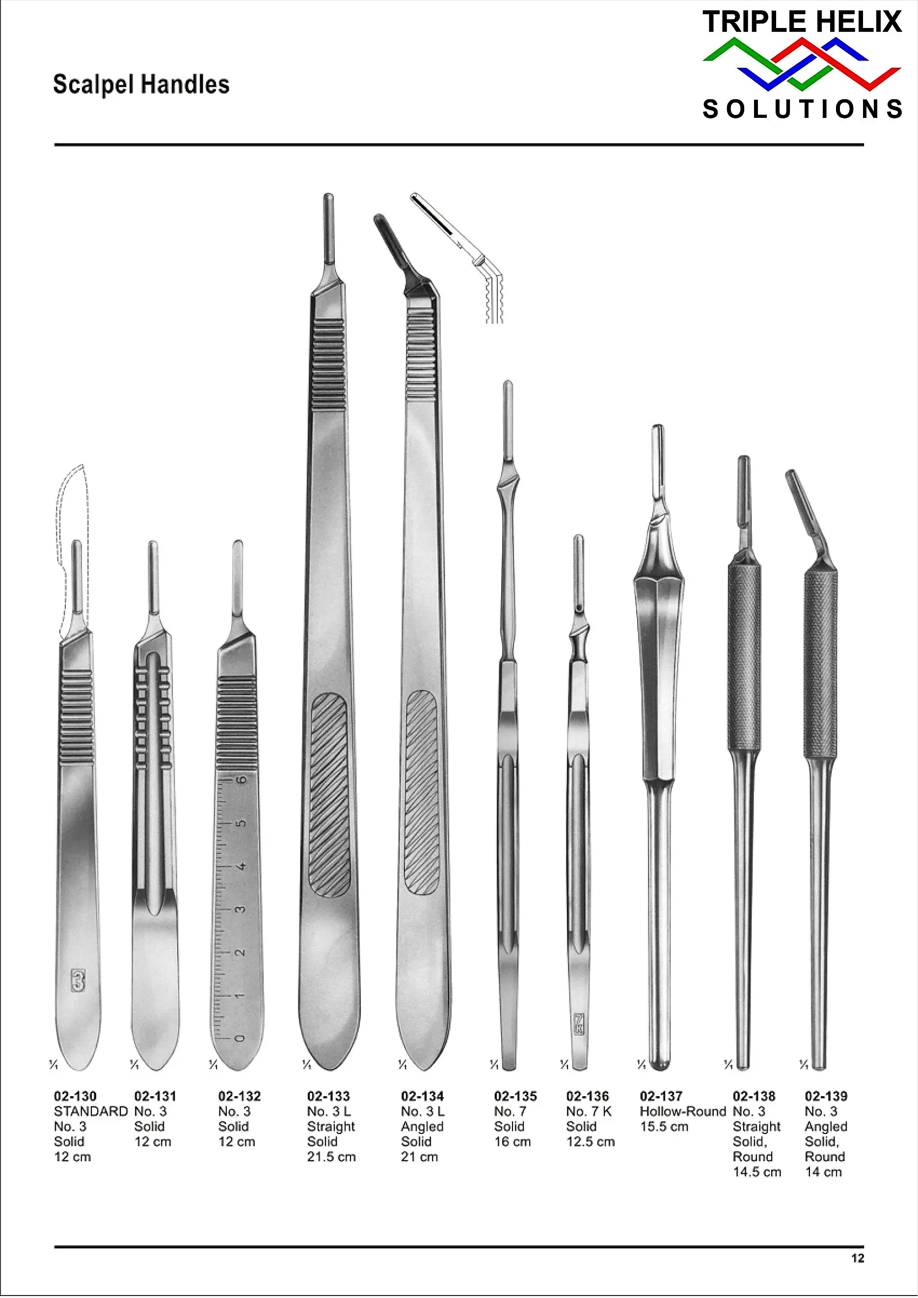 Scalpel Handles — page 12