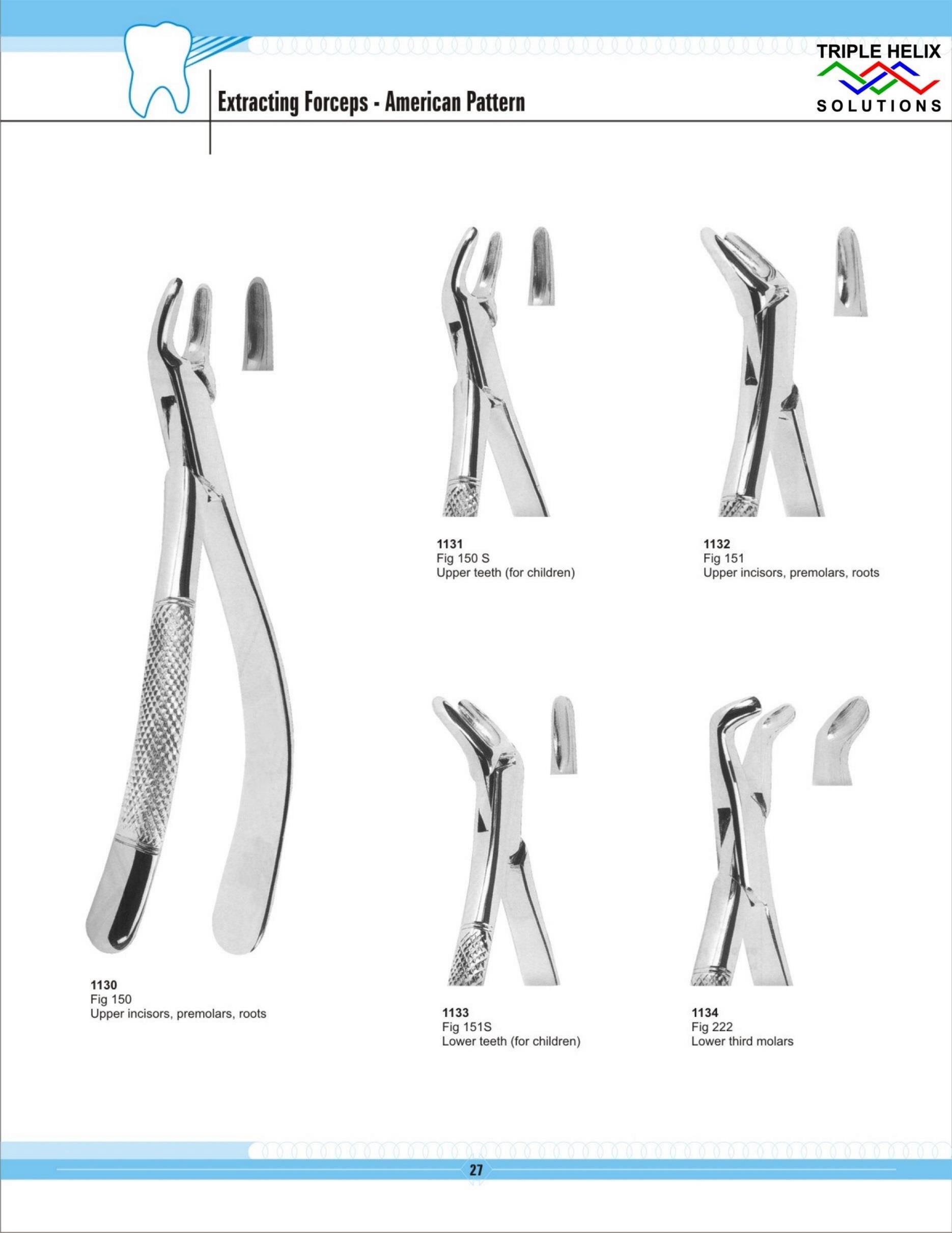 Extracting Forceps - American Pattern — page 27