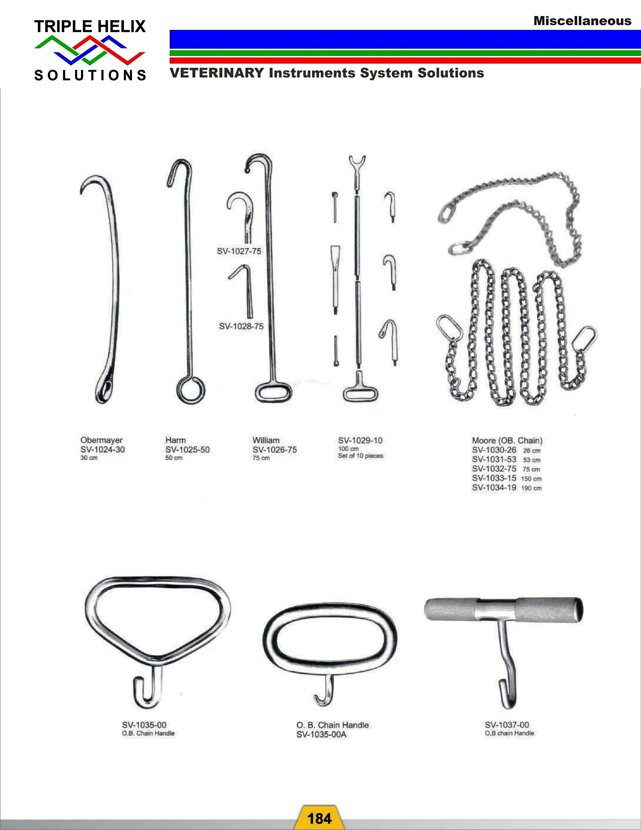 Obstetrical Chains and Handles