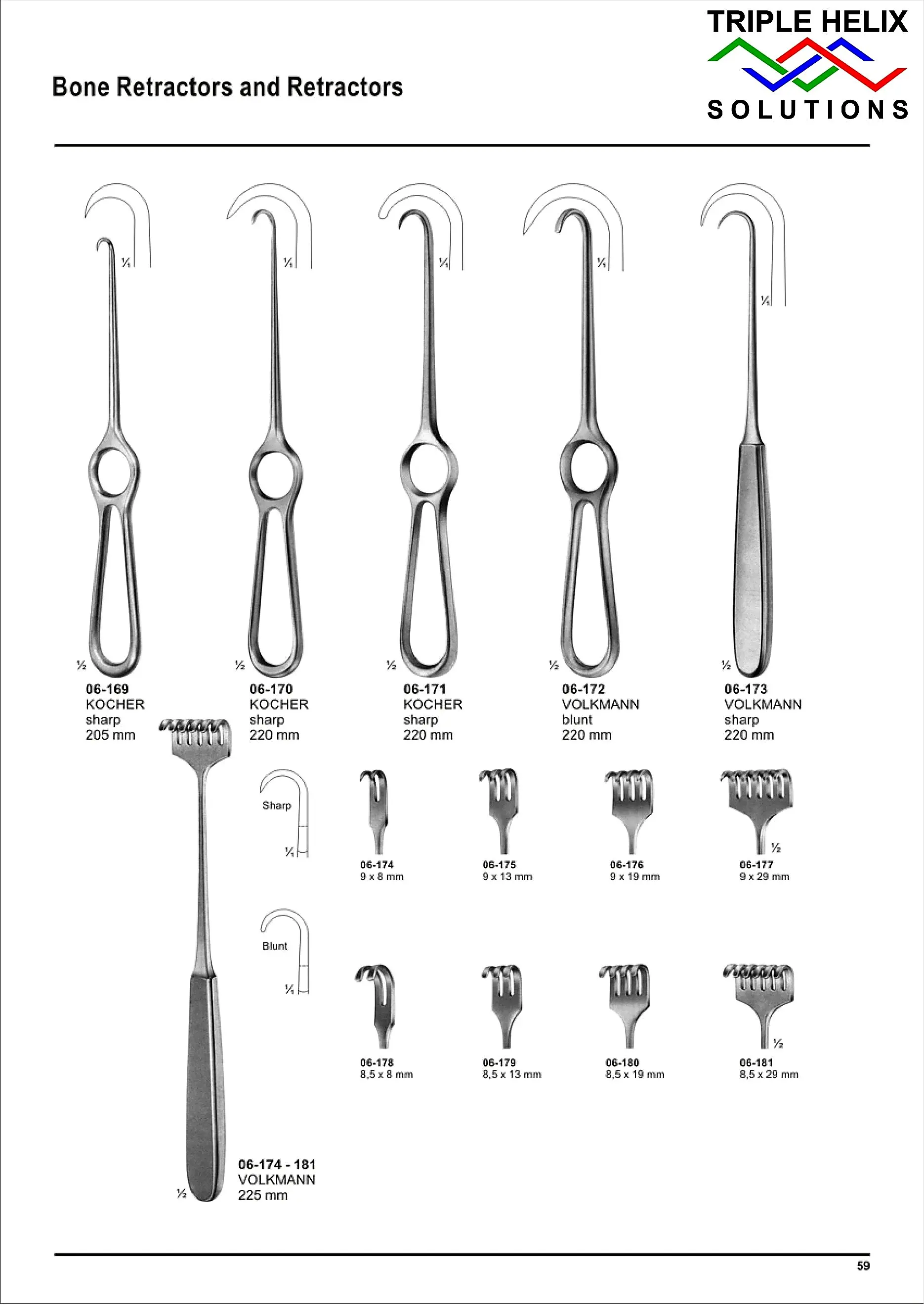 Bone Retractors and Retractors — page 59