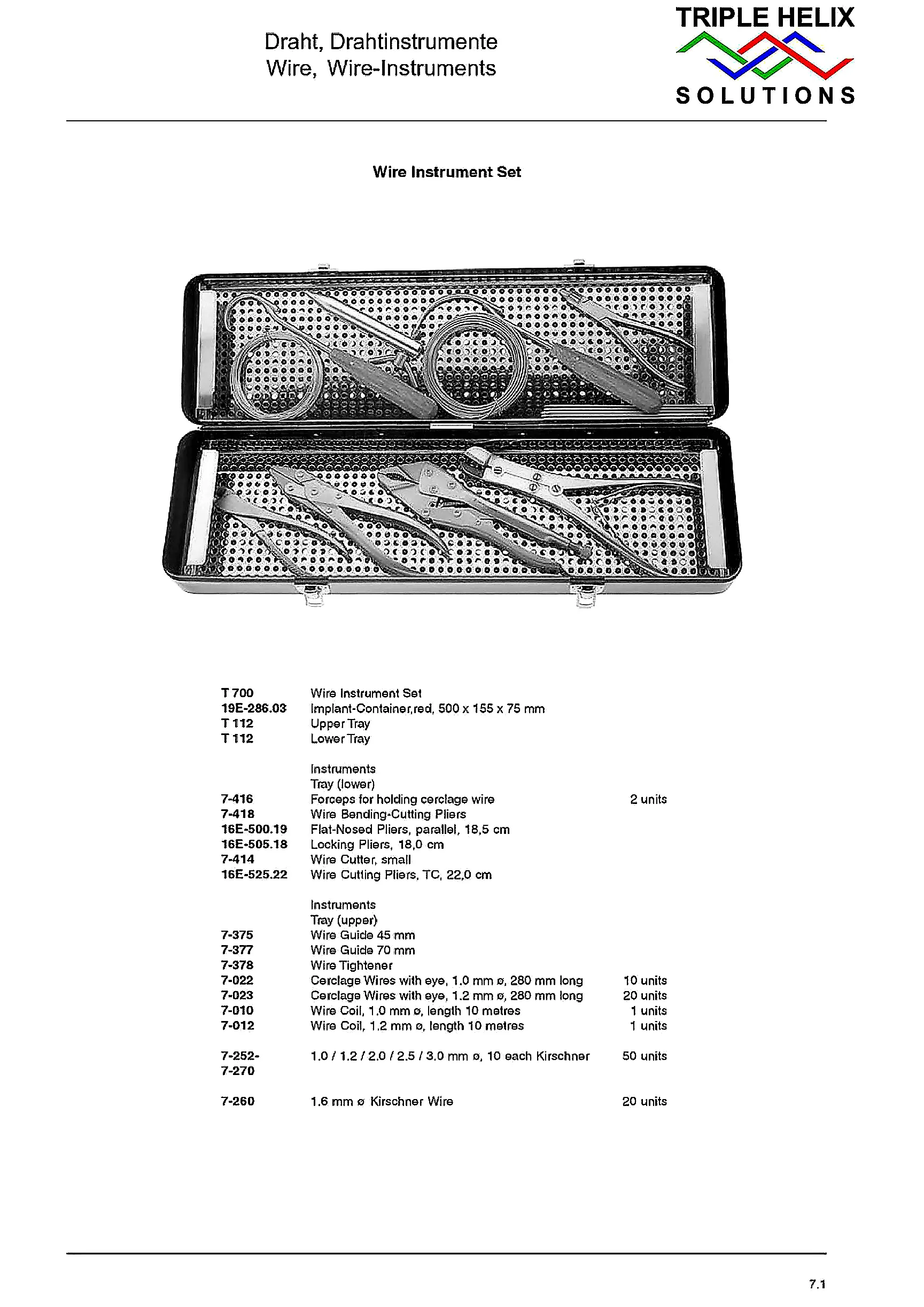 Wire Instrument Set