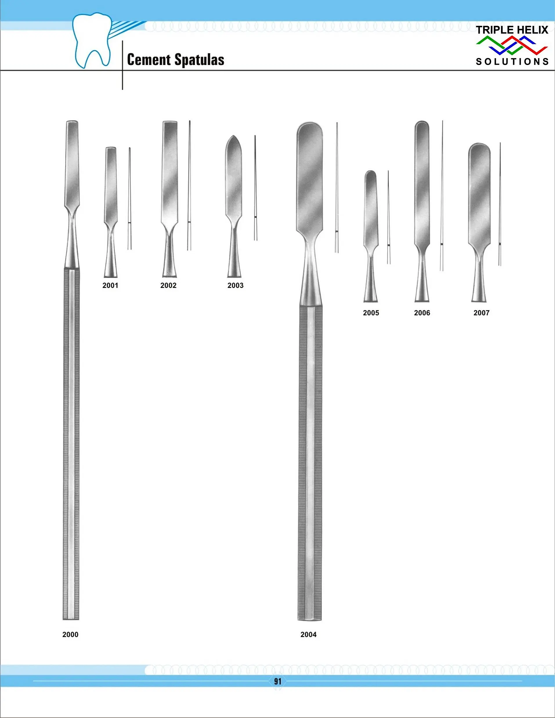 Cement Spatulas — page 91