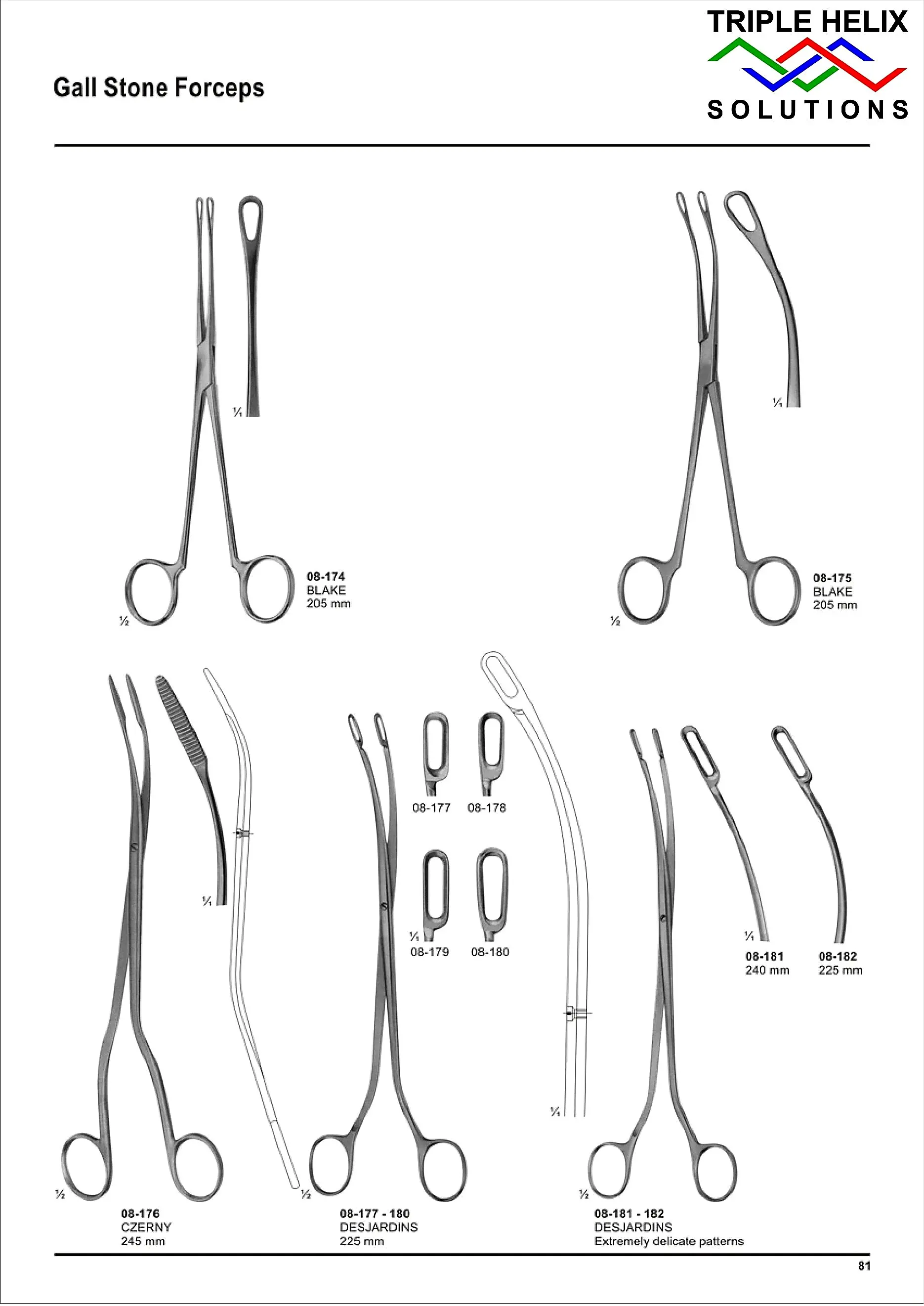 Gall Stone Forceps — page 81