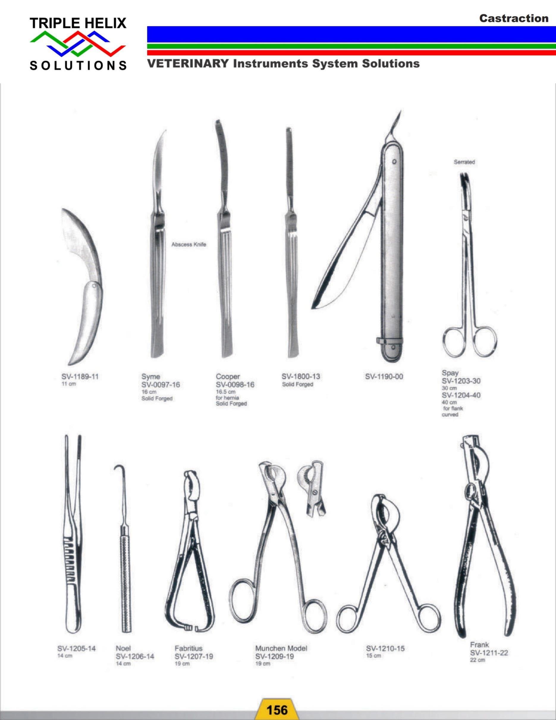 Castration Instruments catalogue page 3