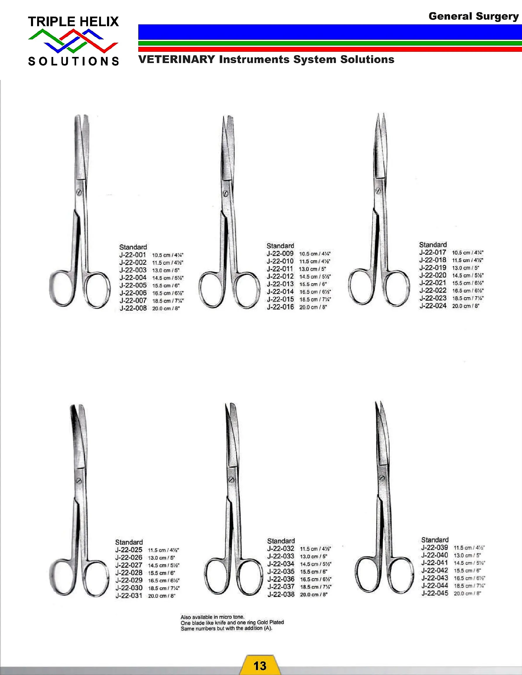 Standard Operating Scissors