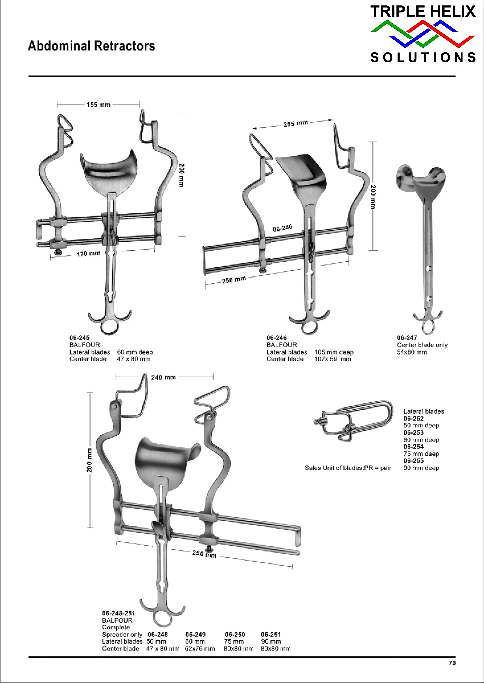 Abdominal Retractors — page 70