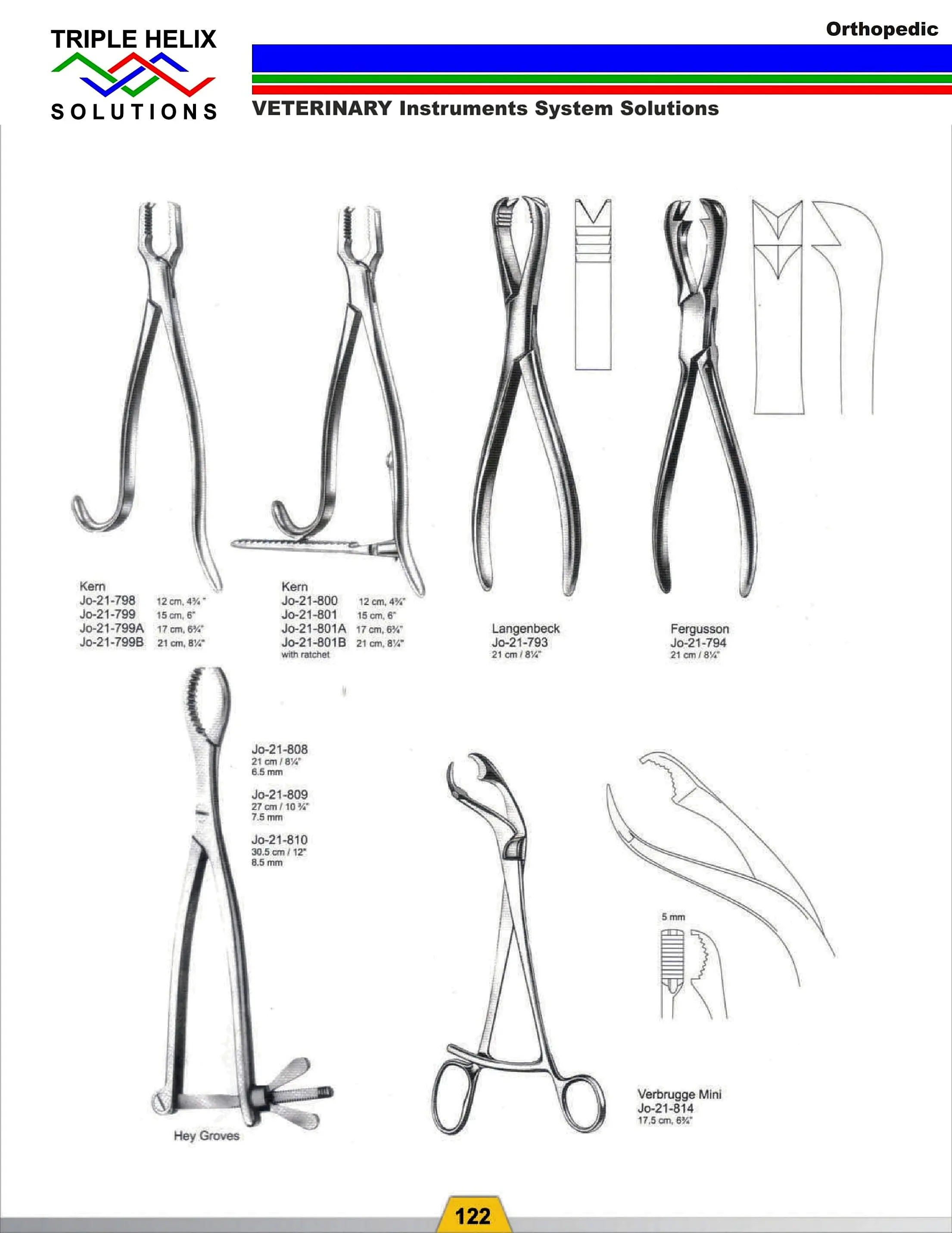 Langenbeck and Fergusson Bone Forceps