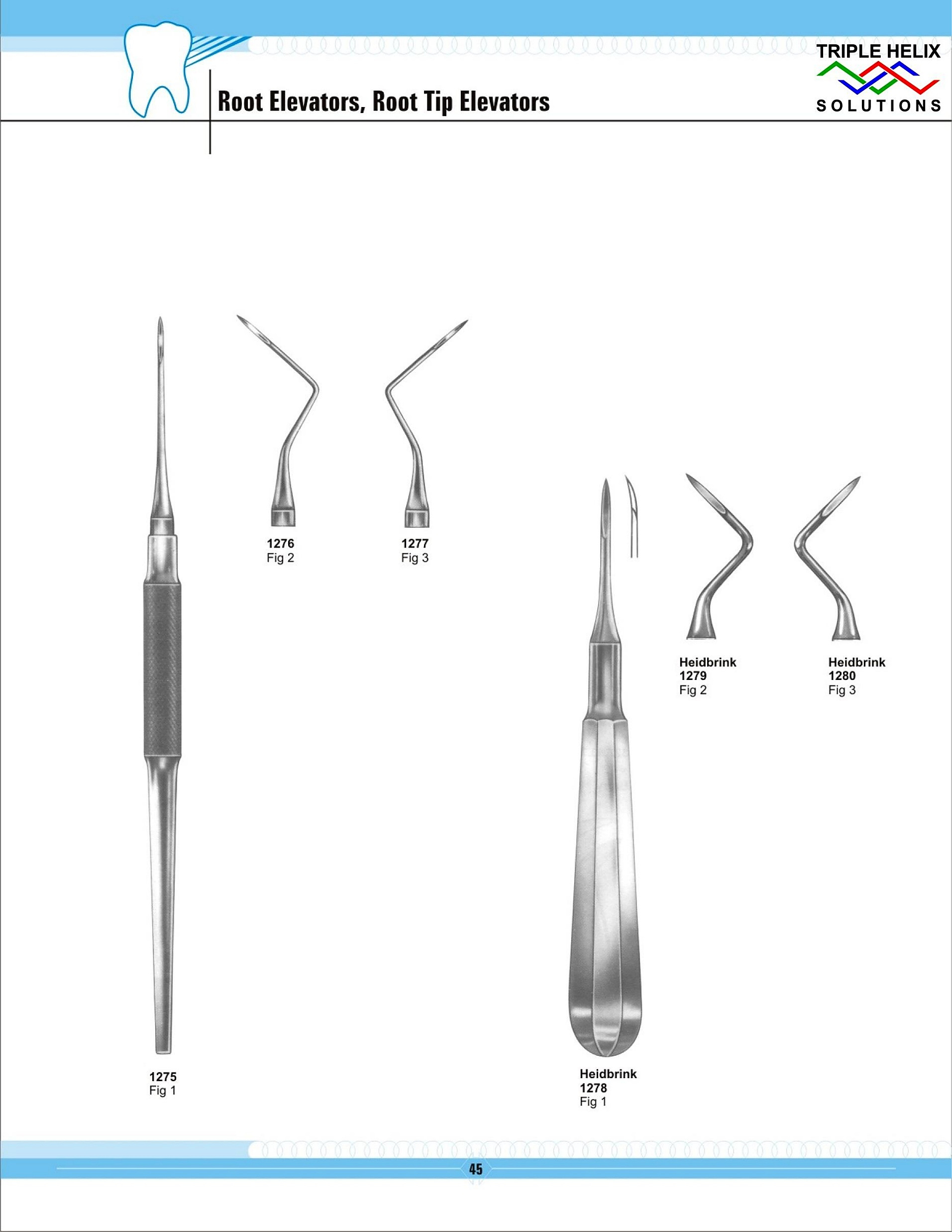 Root Elevators, Root Tip Elevators — page 45