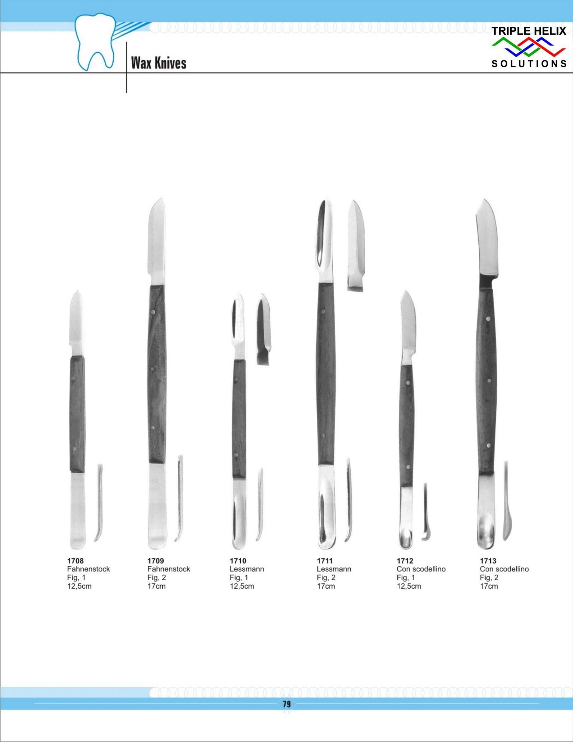 Wax / Plaster Knives