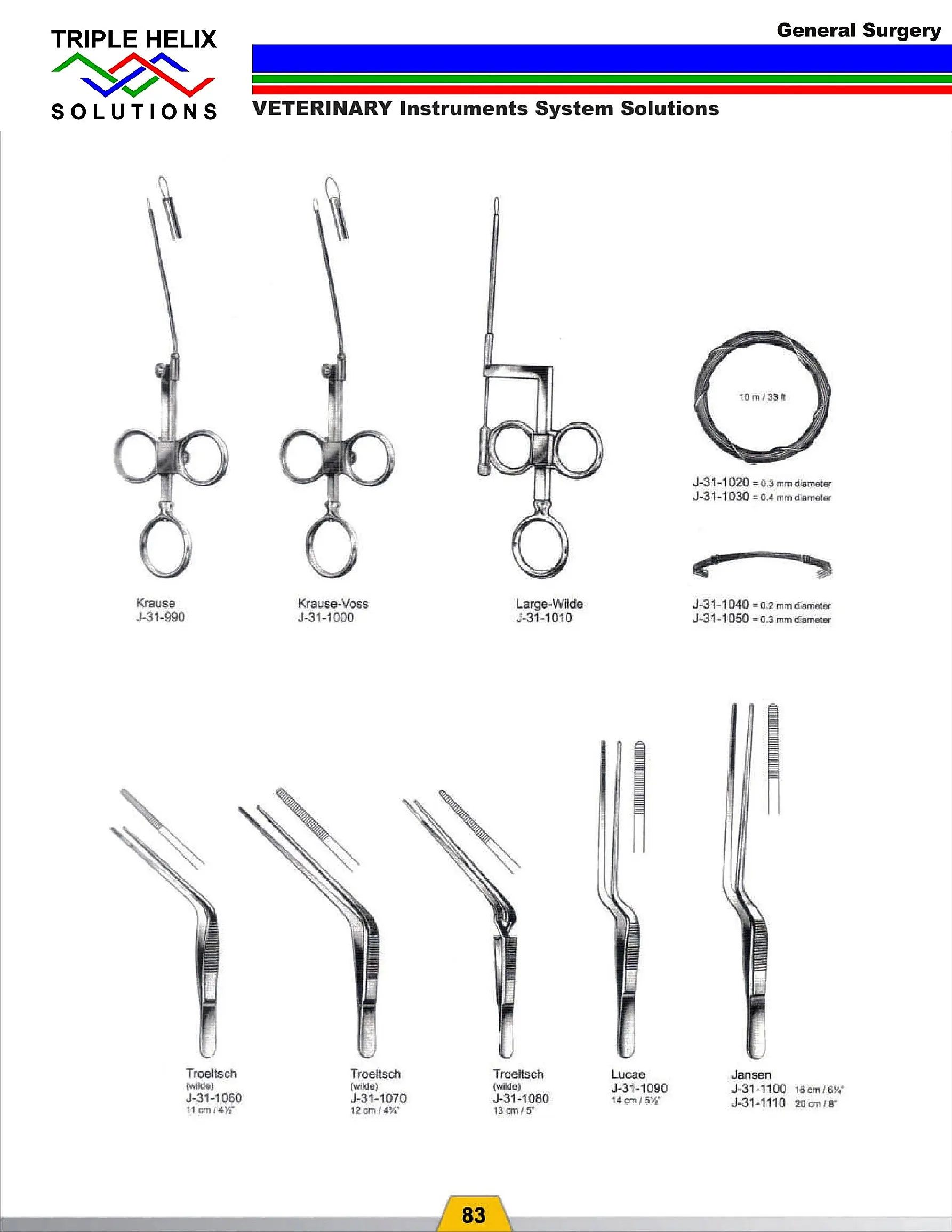 Krause and Lucae Bone Curettes