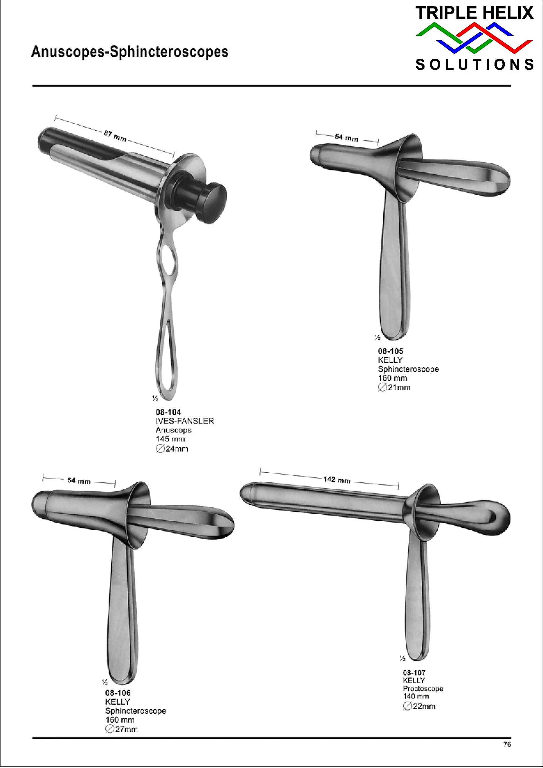 Anuscopes and Sphincteroscopes — page 76