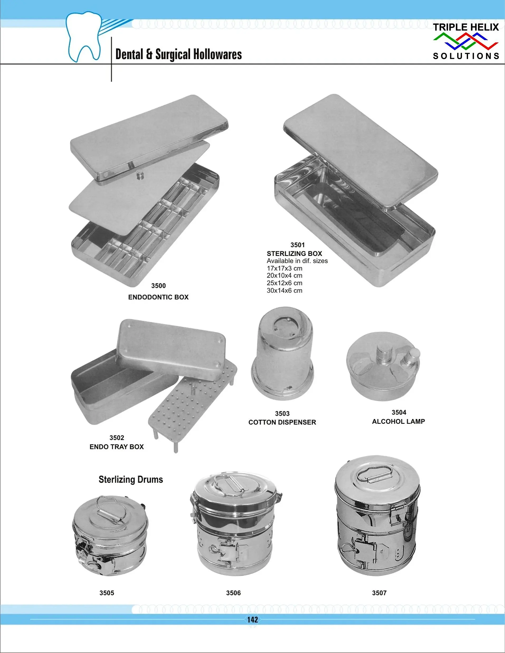 Dental and Surgical Holloware — page 142
