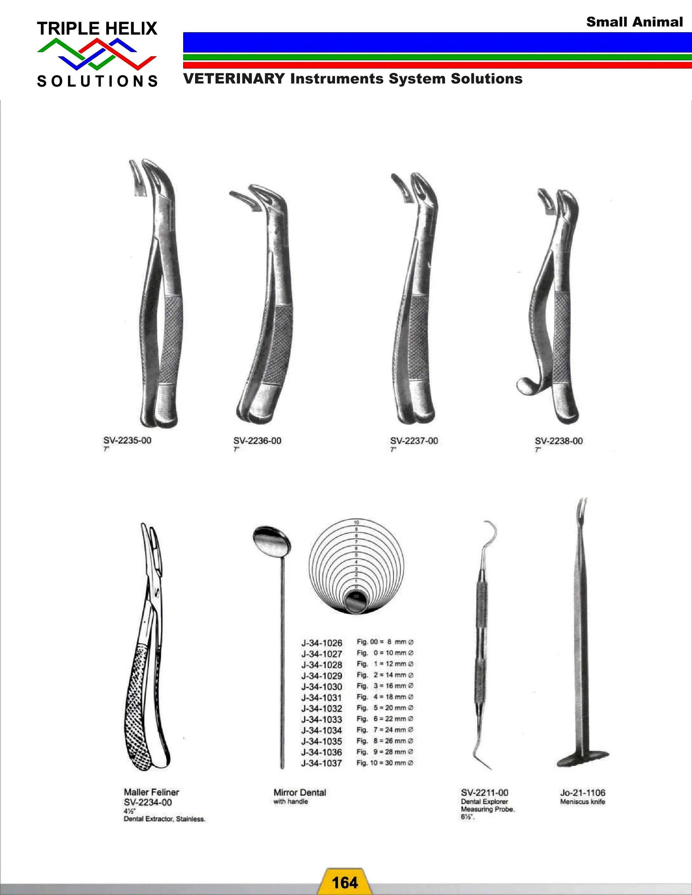 Small Animal Dental Elevators and Instruments
