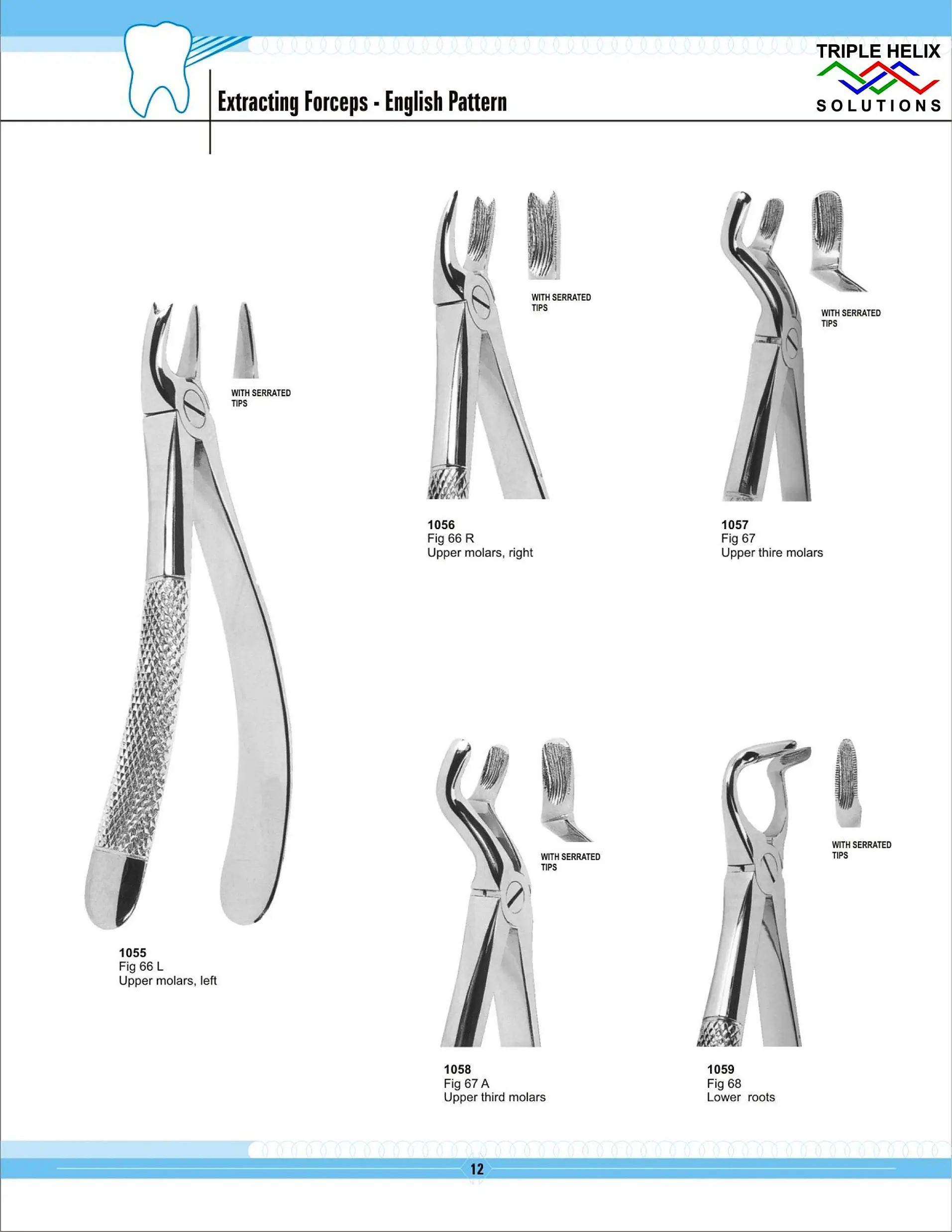 Extraction Forceps — English Pattern — page 12