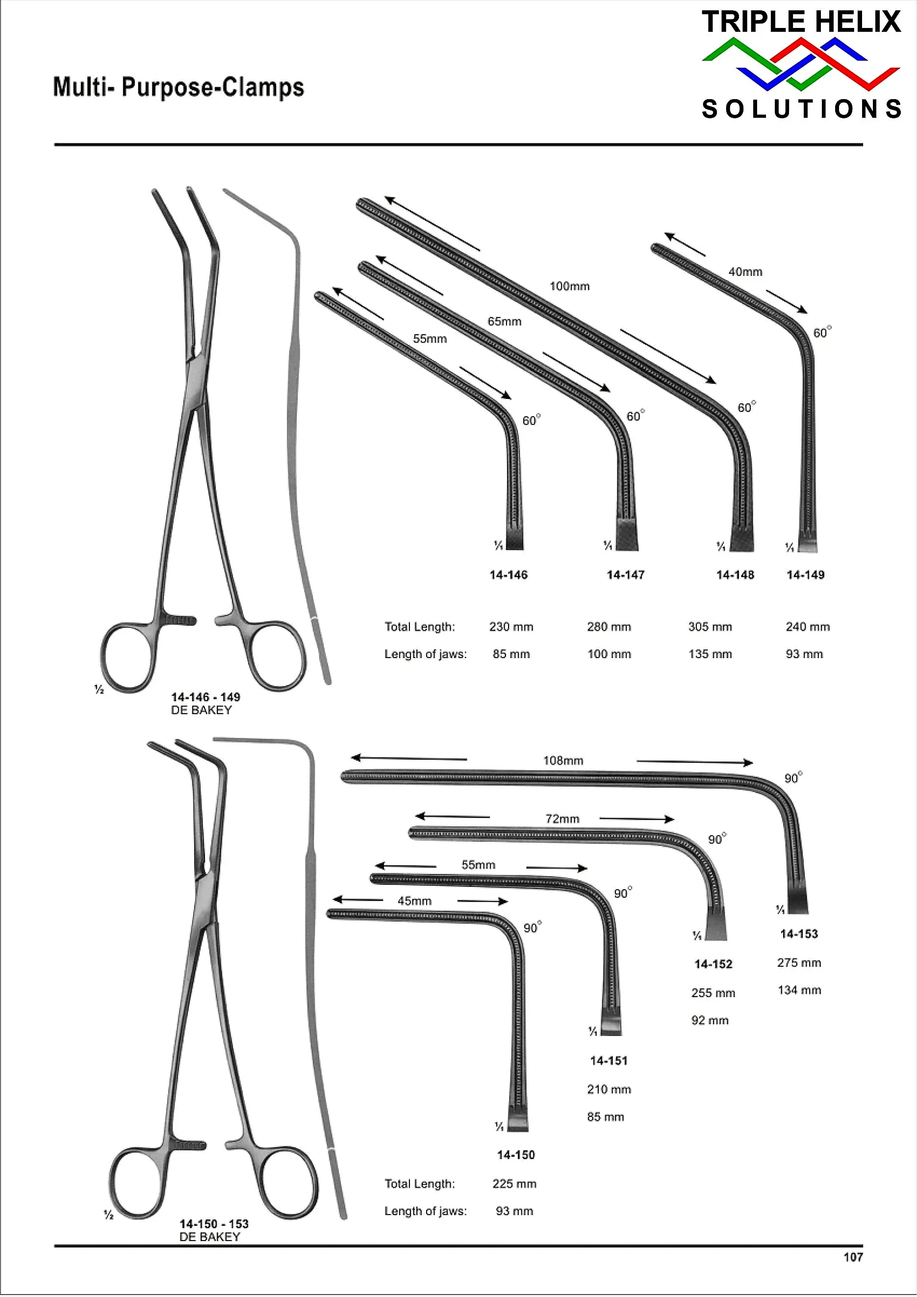 Multipurpose Clamps — page 107