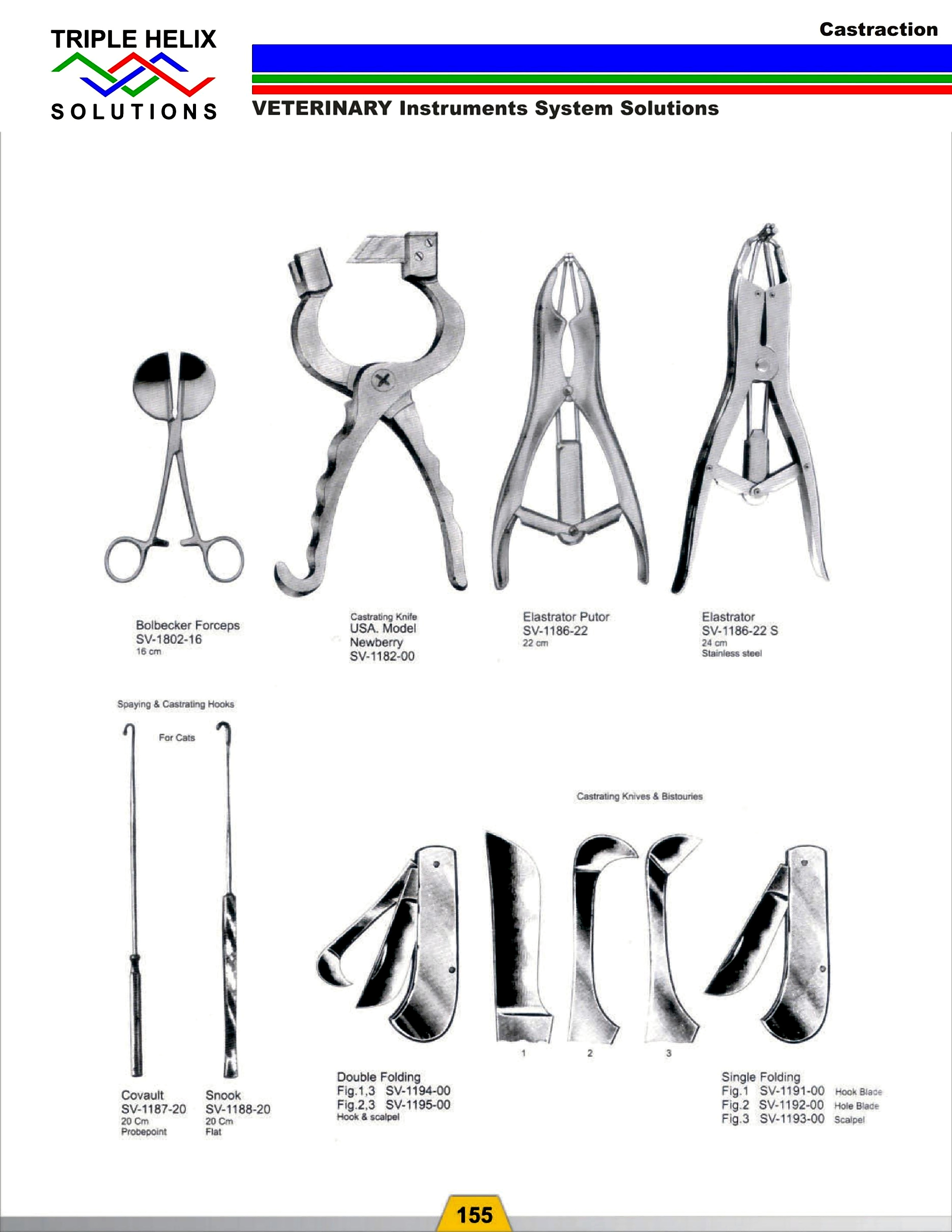 Castration Instruments catalogue page 2