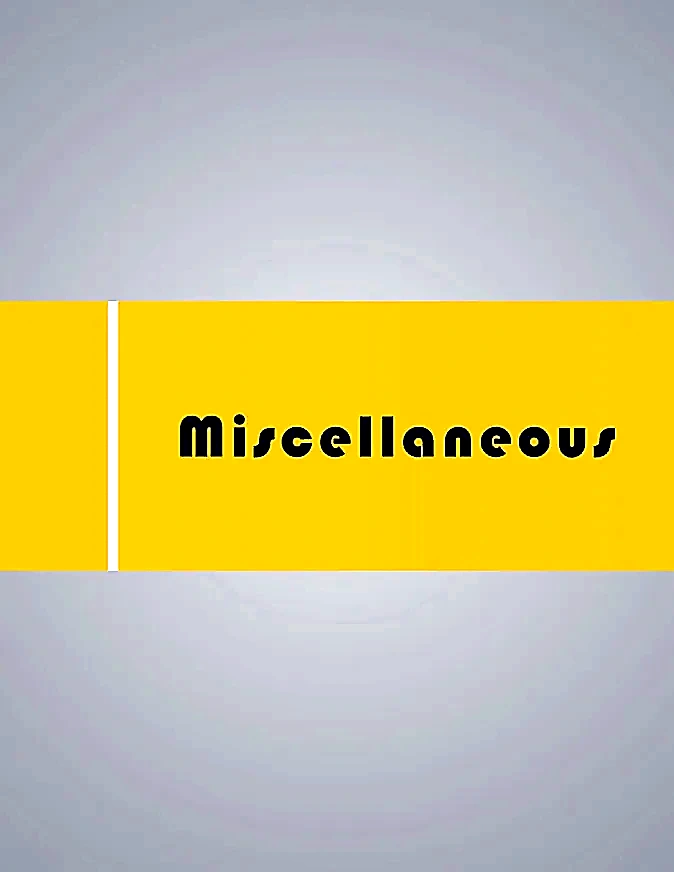 Miscellaneous