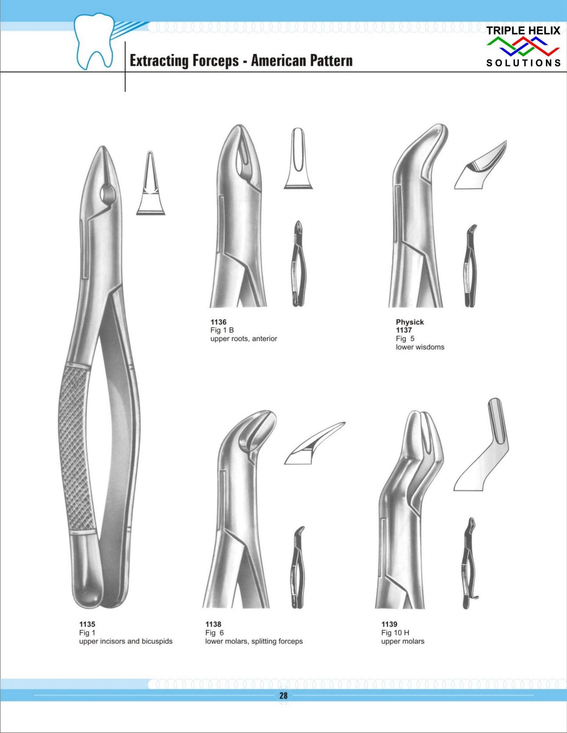 extra ing Forceps - American Pattern — page 28