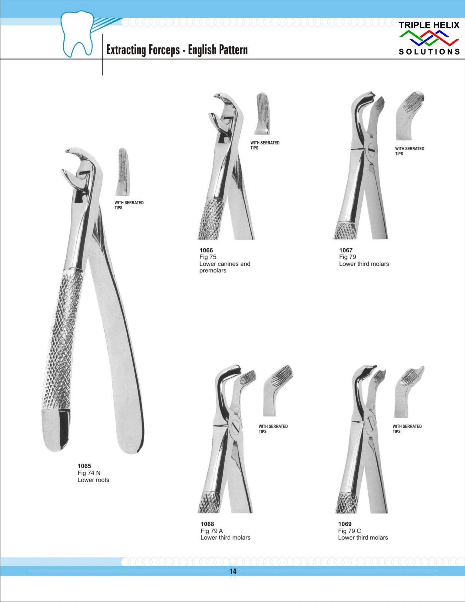 Extracting Forceps - English Pattern — page 14