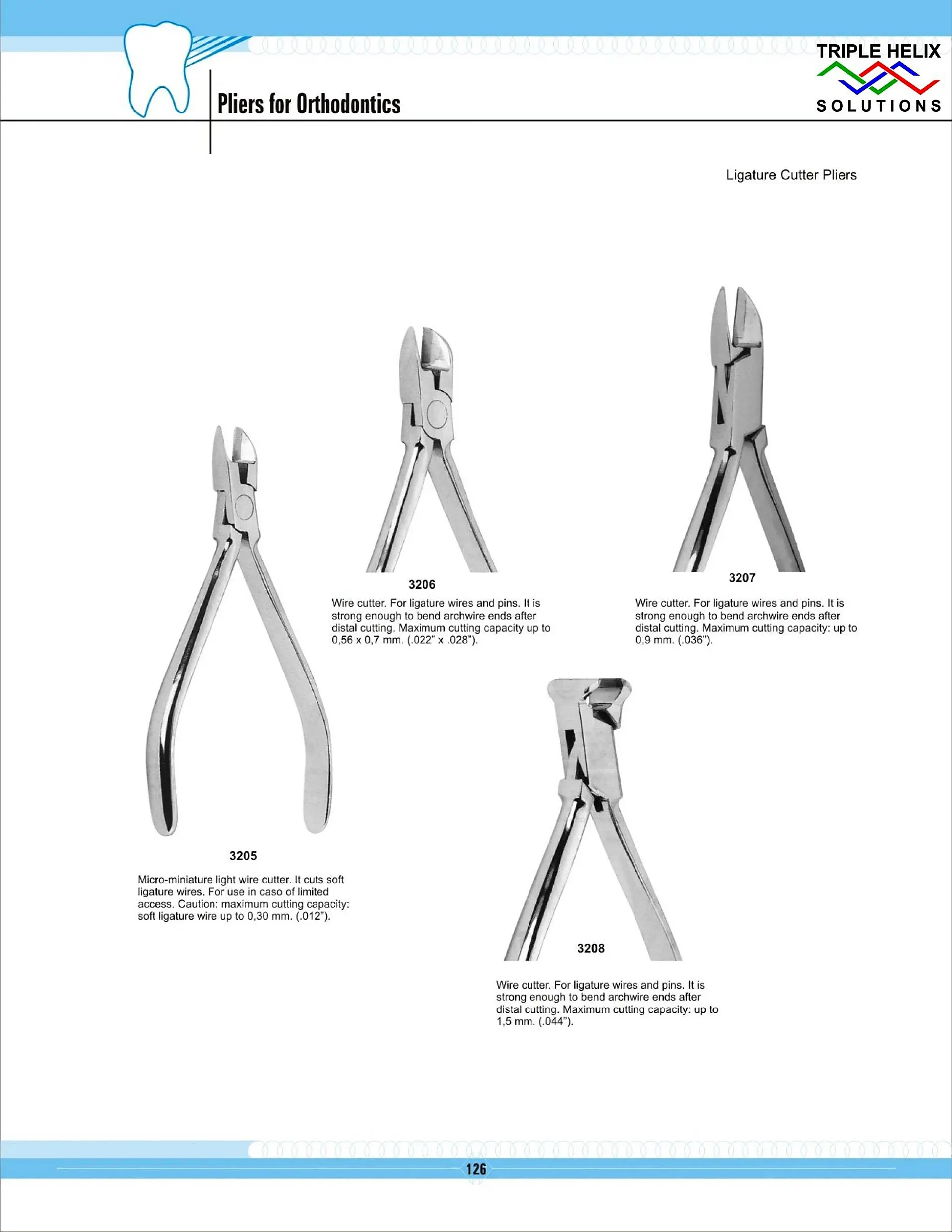 Pliers for Orthodontics — page 126