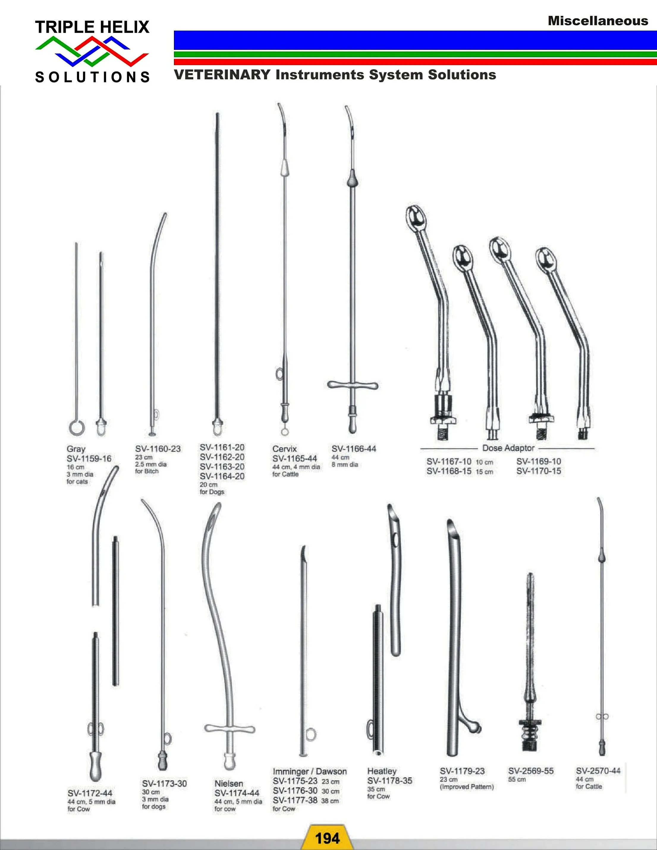 Cervical and Uterine Instruments