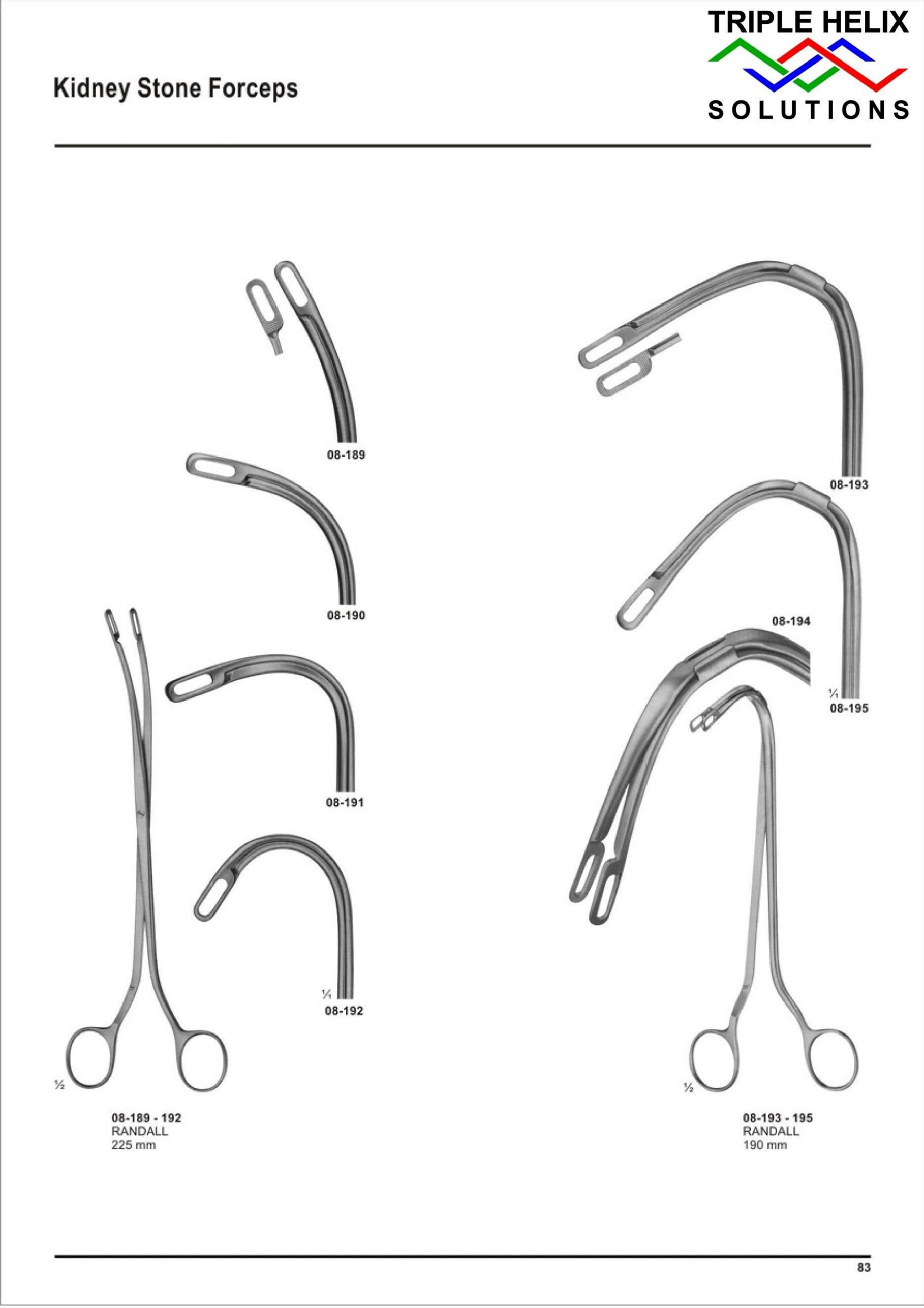 Kidney Stone Forceps — page 83