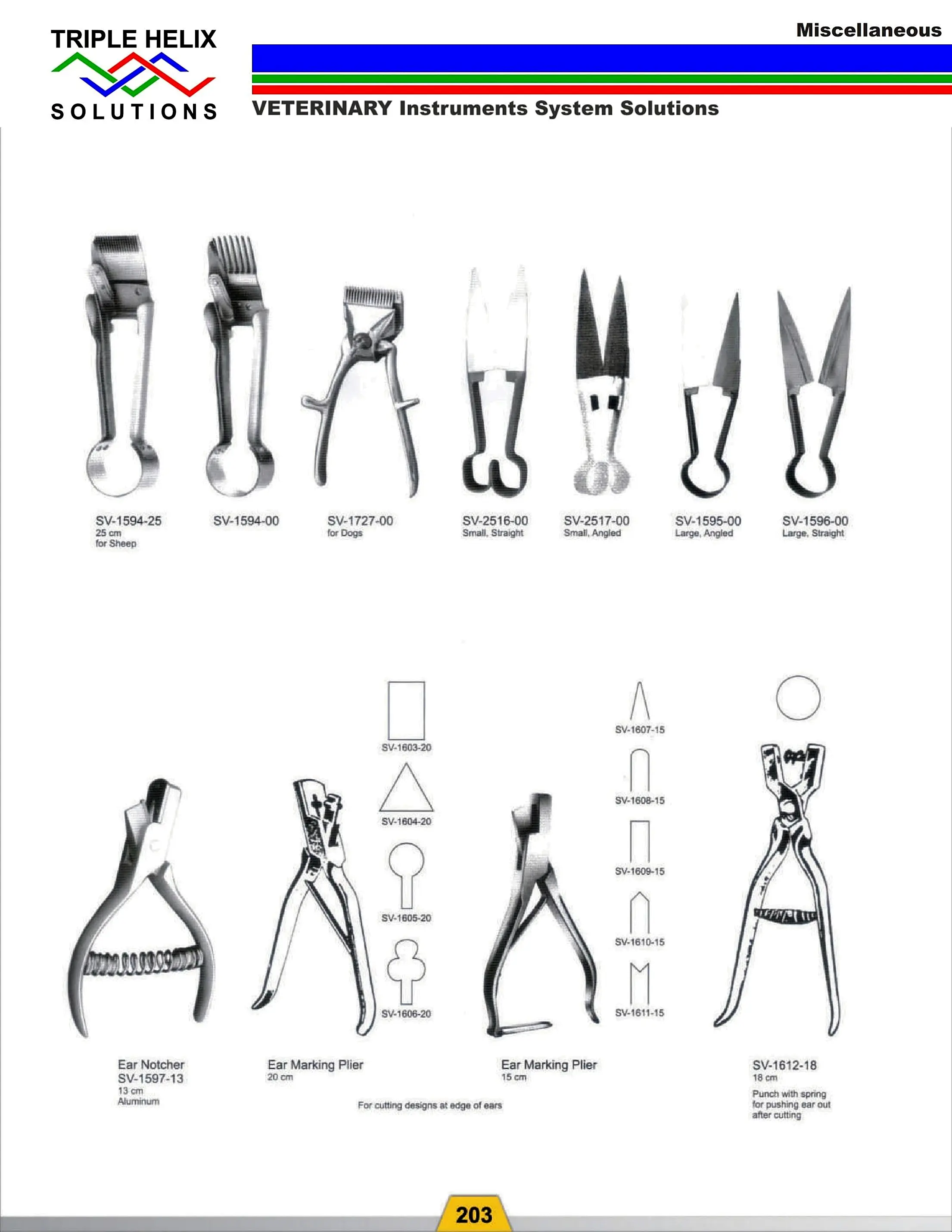 Ear Notchers and Marking Pliers