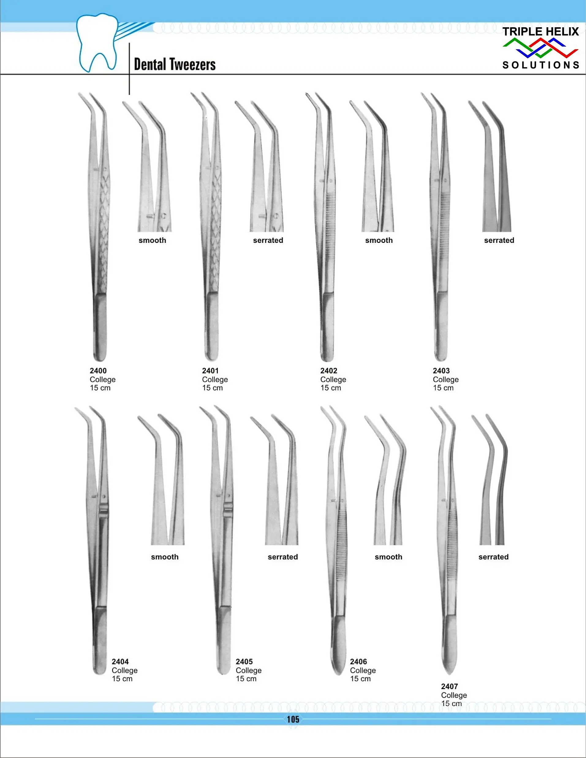Dental Tweezers — page 105
