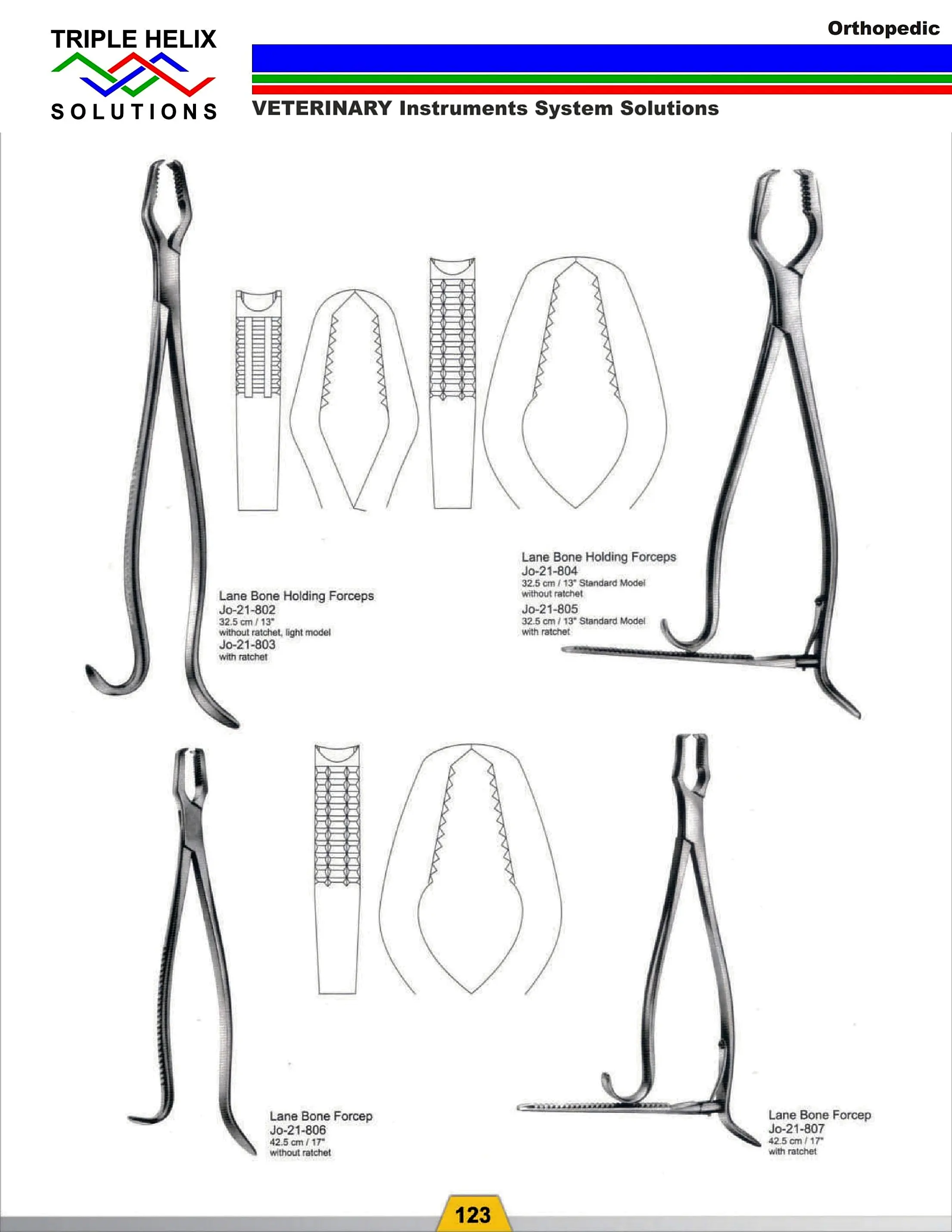Lane Bone-Holding Forceps