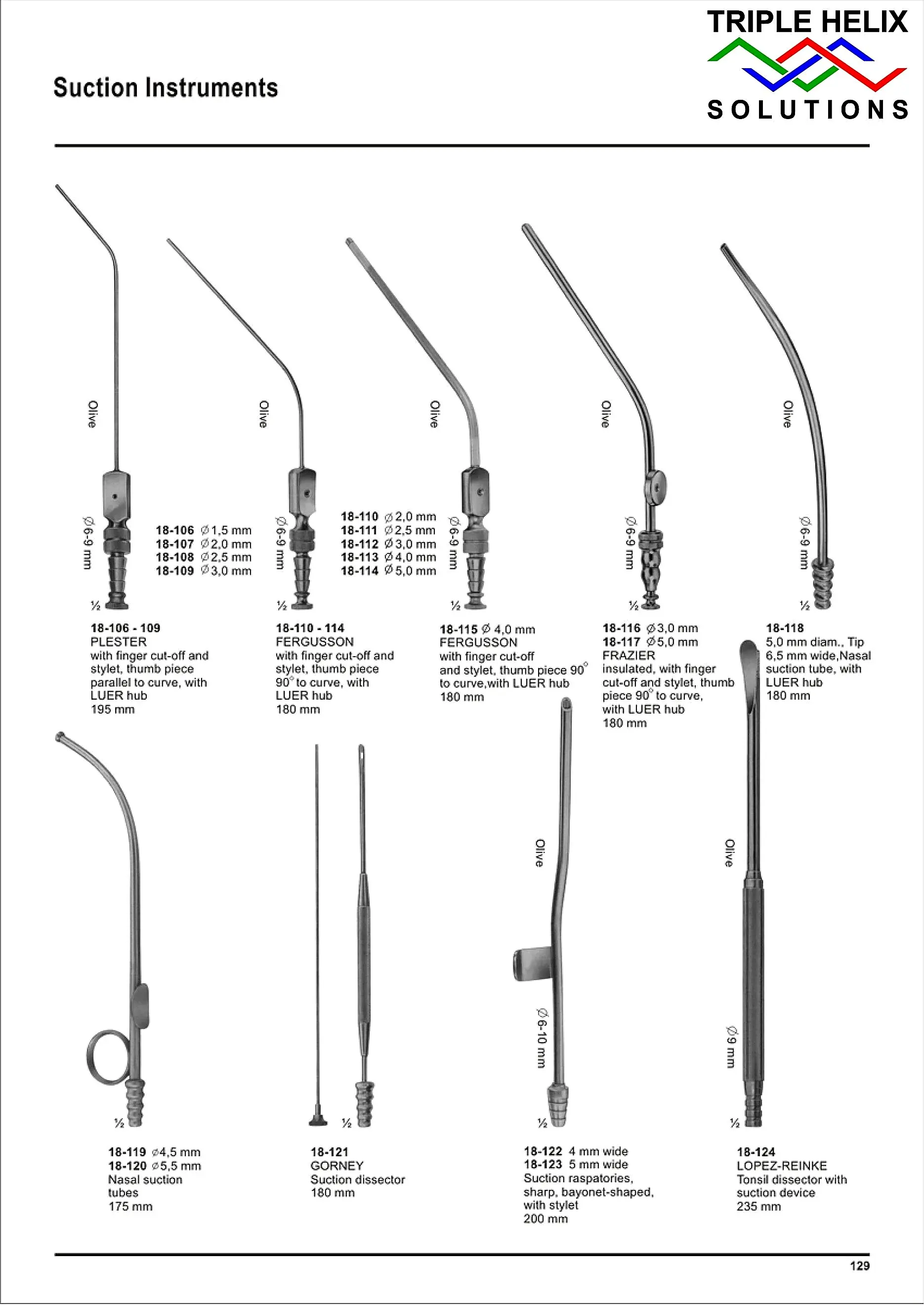 Suction Instruments — page 129