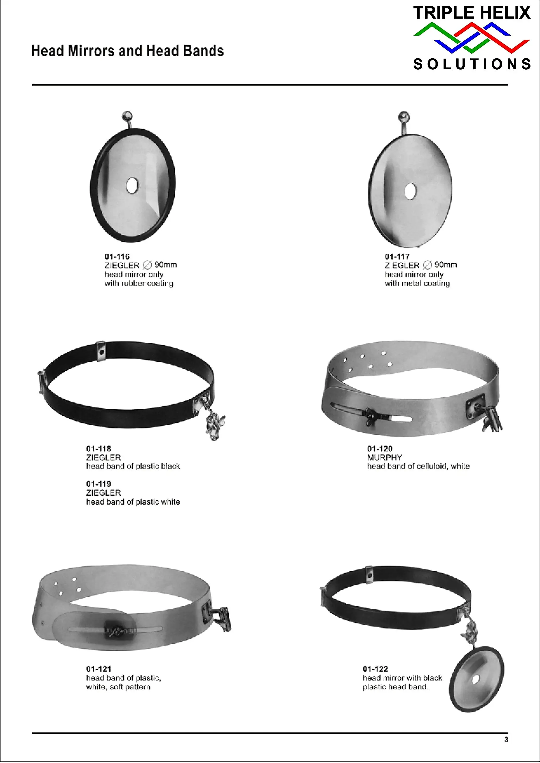 Head Mirrors and Head Bands — page 3