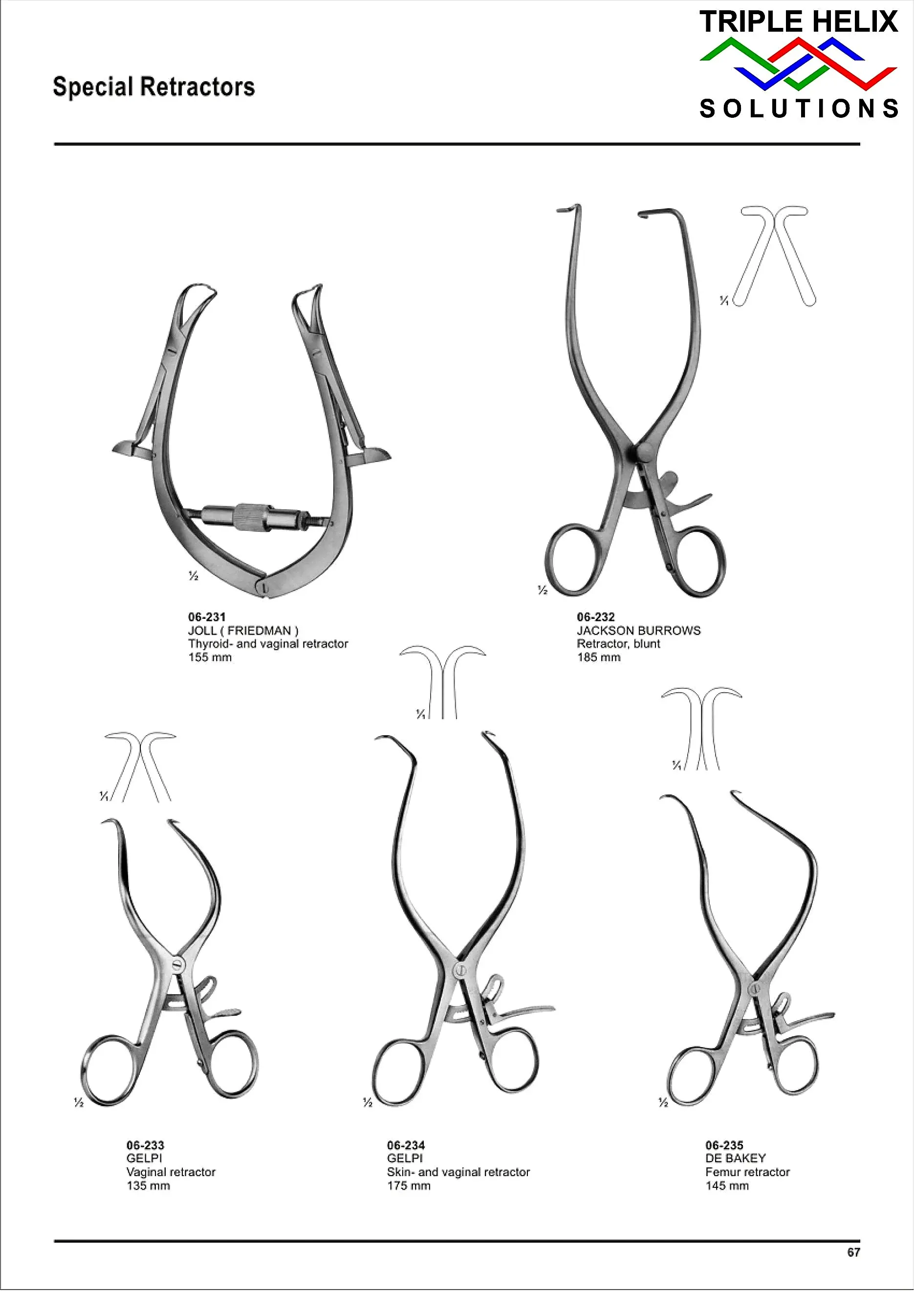 Special Retractors — page 67