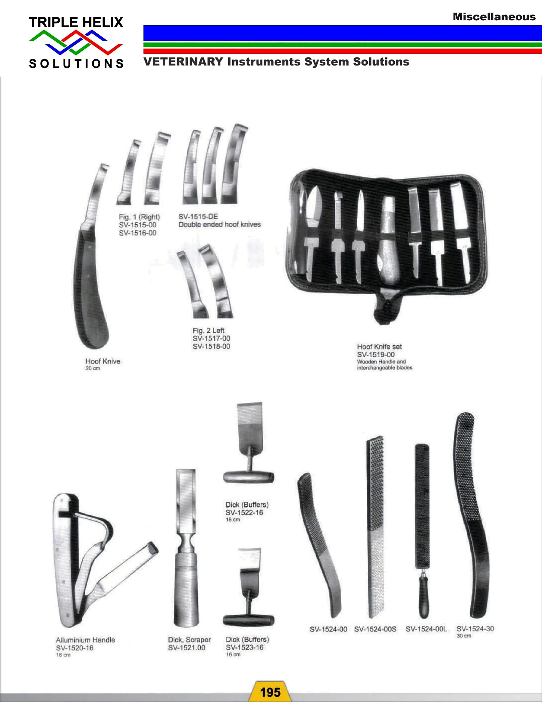 Hoof Knives and Scrapers