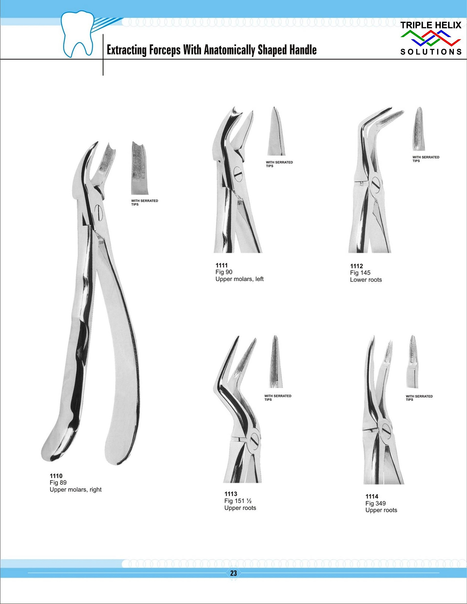 Extracting Forceps With Anatomically Shaped Handle — page 23