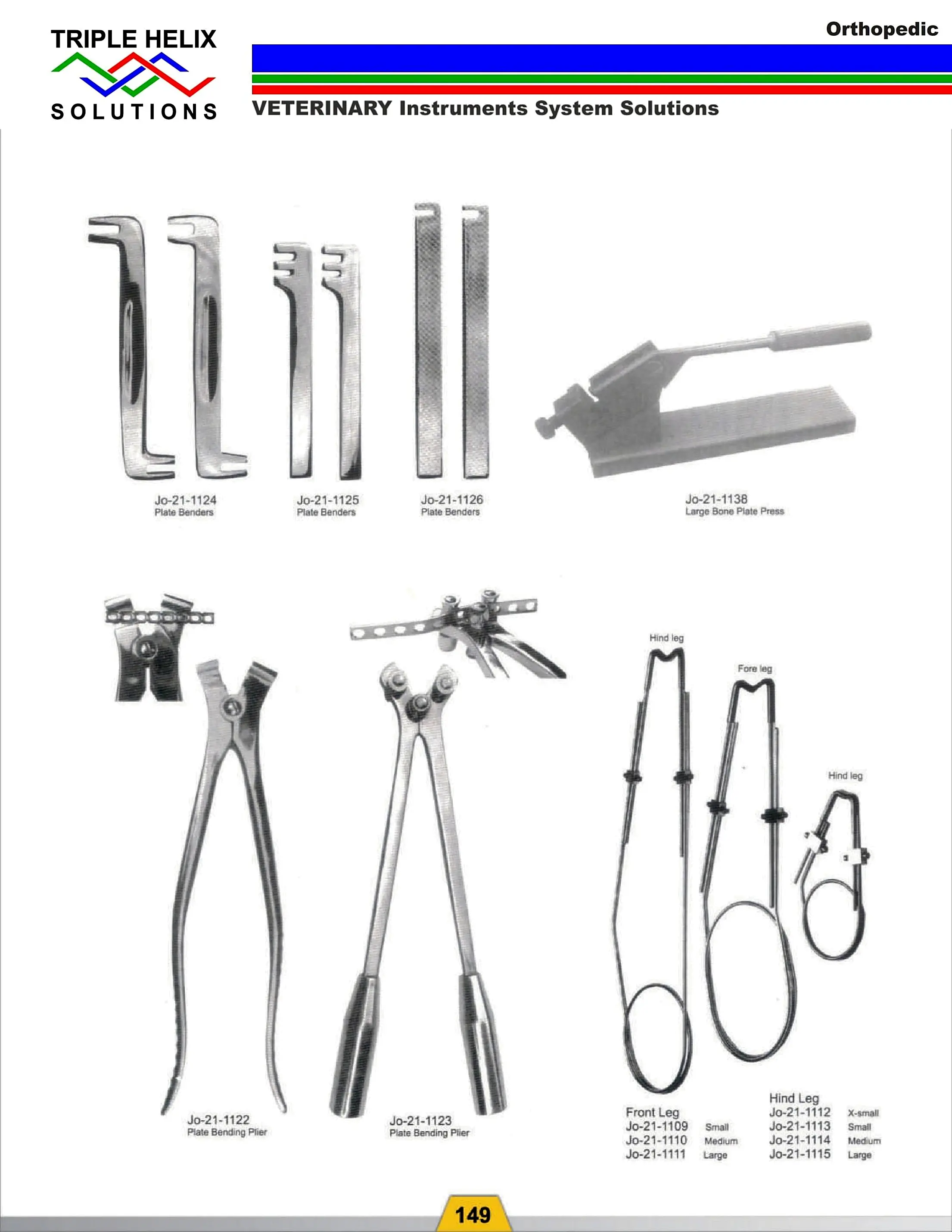 Plate Benders and Long-Bone Plate Presses