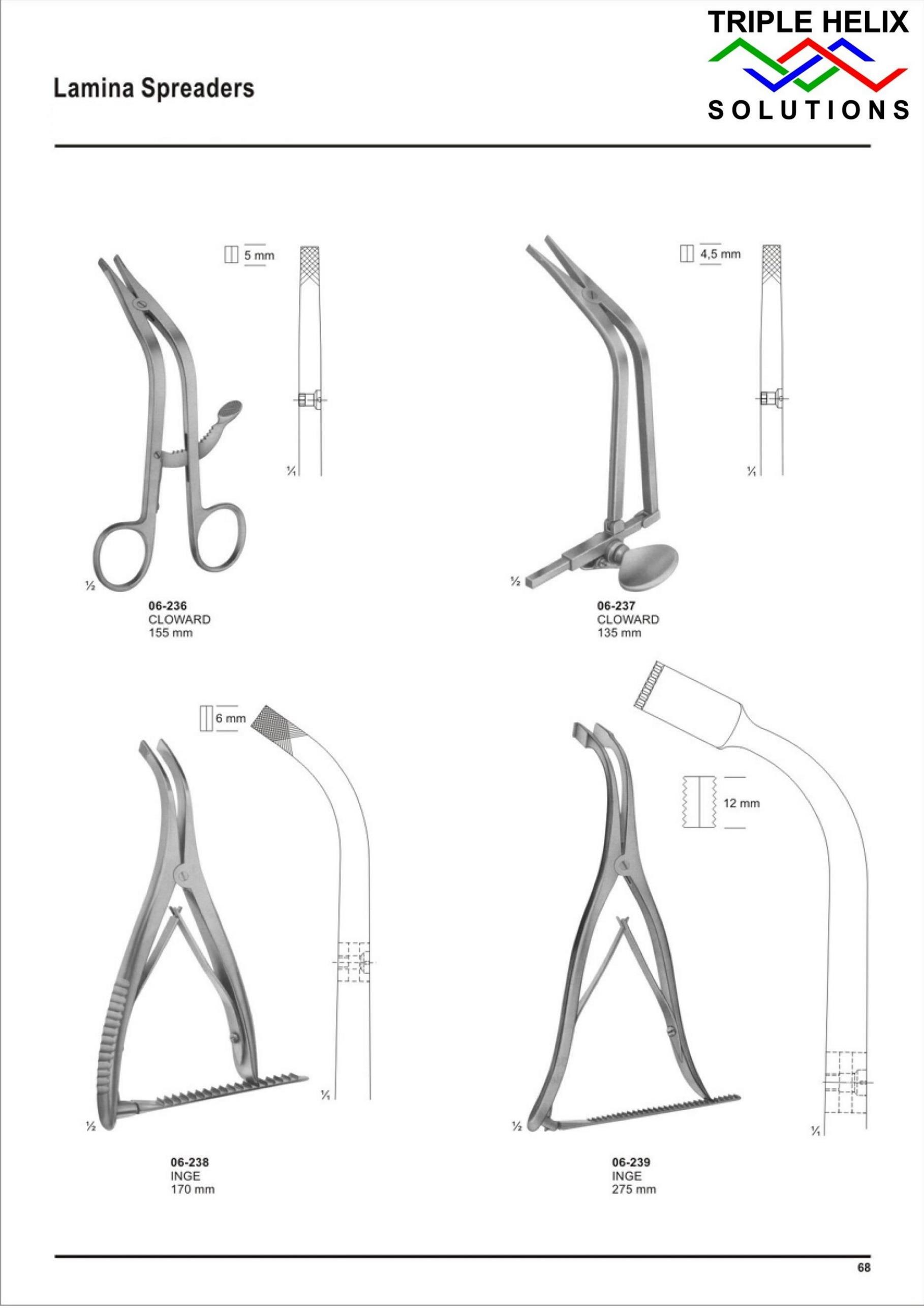 Lamina Spreaders — page 68