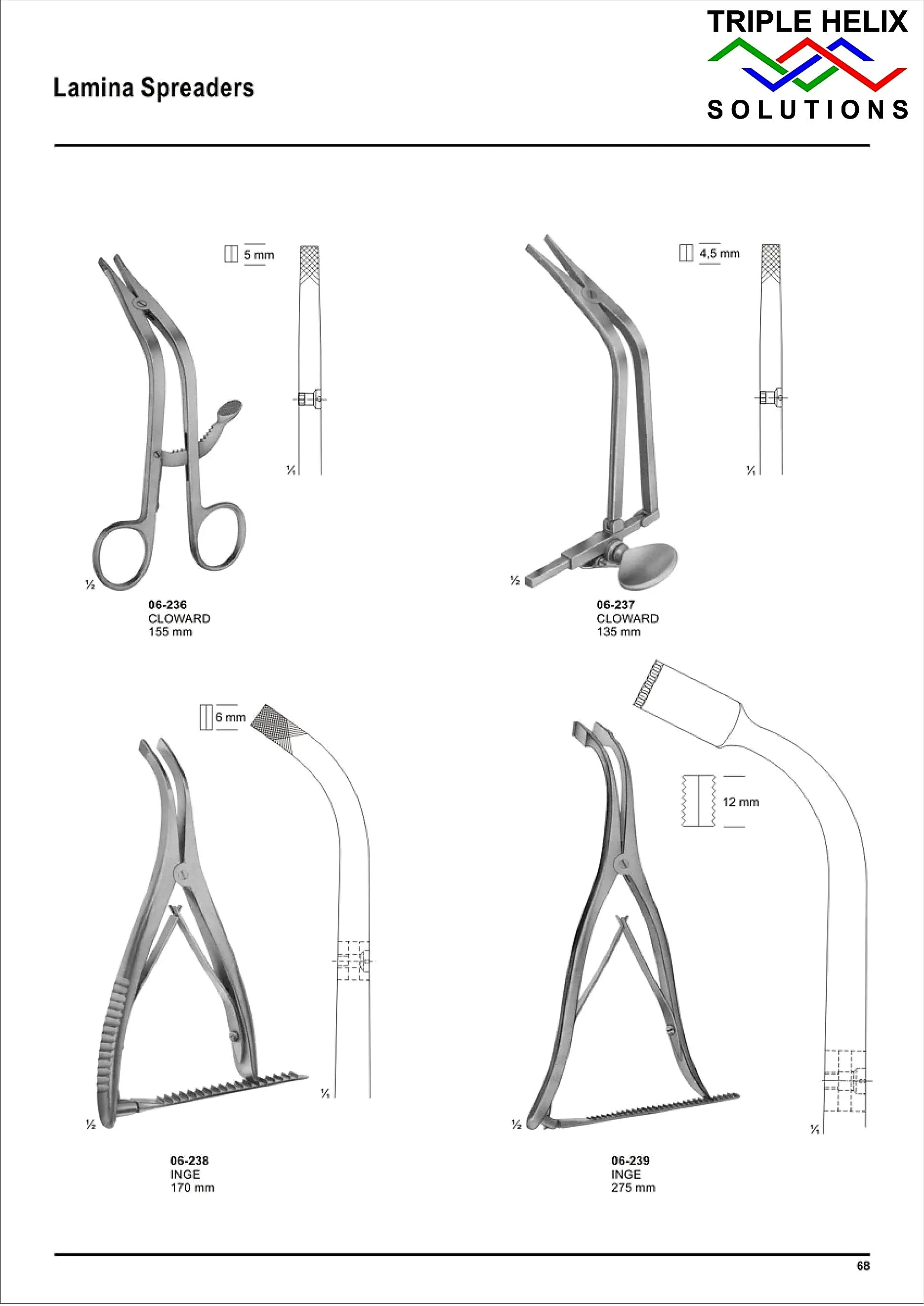 Lamina Spreaders — page 68