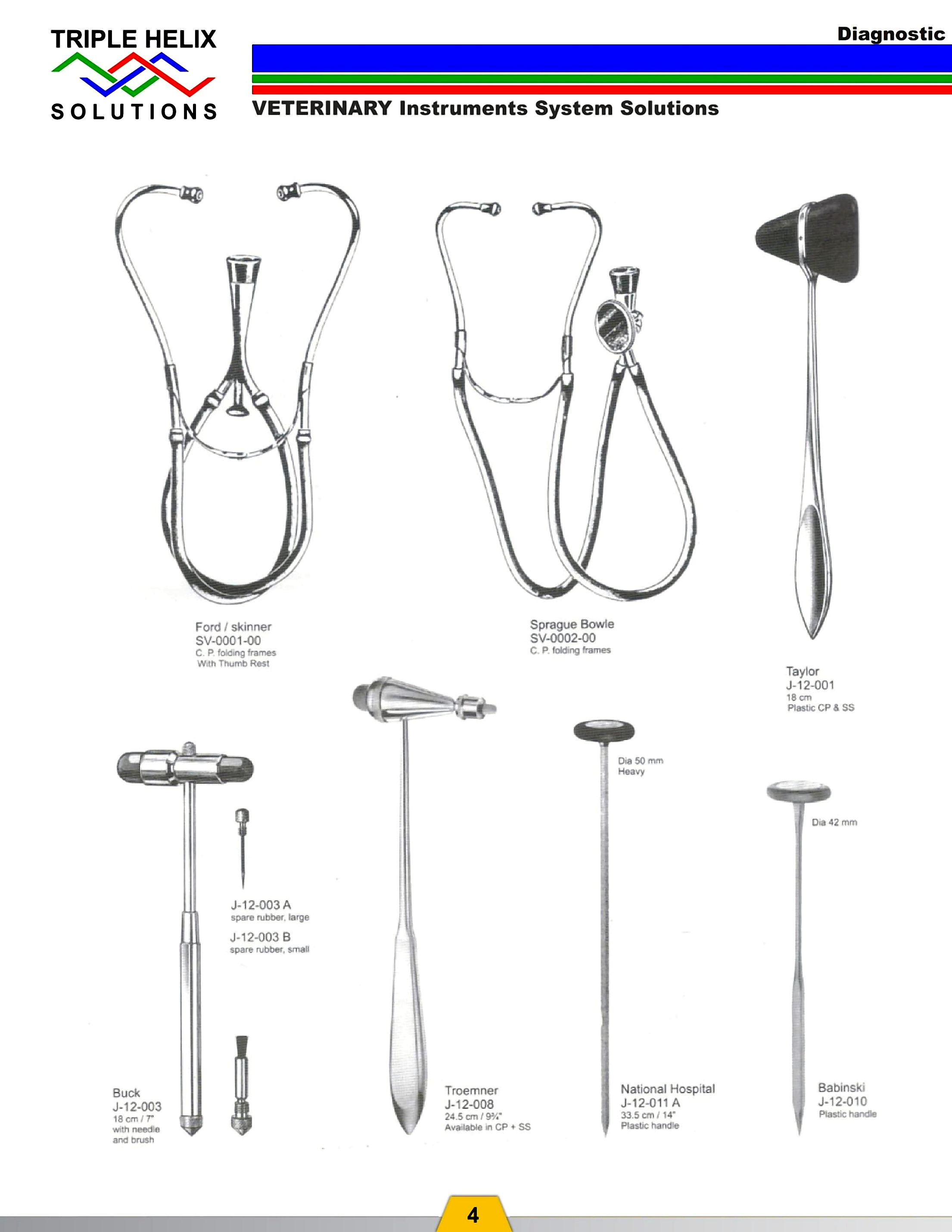 Diagnostic Instruments catalogue page 6