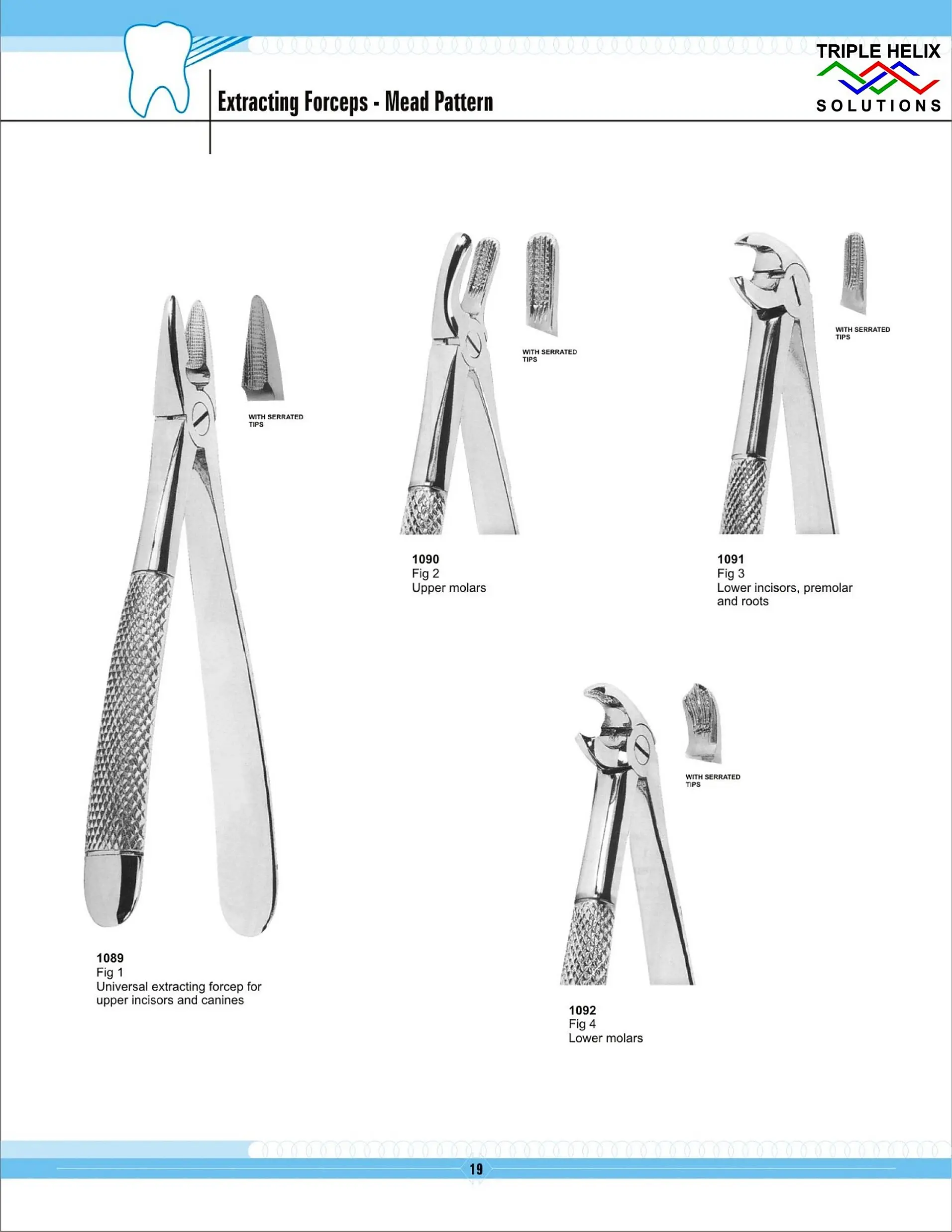 Extraction Forceps — Mead Pattern — page 19